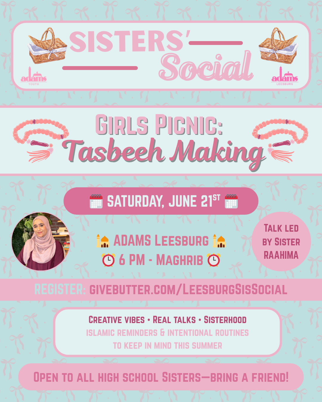 Campaign cover image for Leesburg Youth Sisters Social