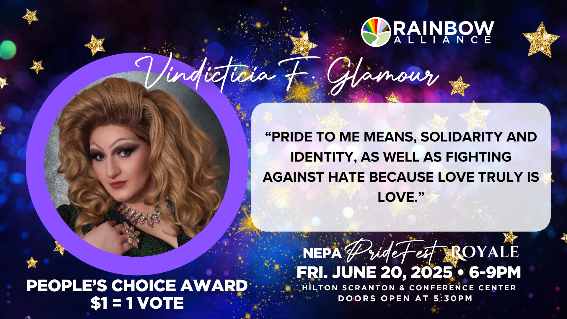 Campaign cover image for Vindicticia F. Glamour: People's Choice 2025