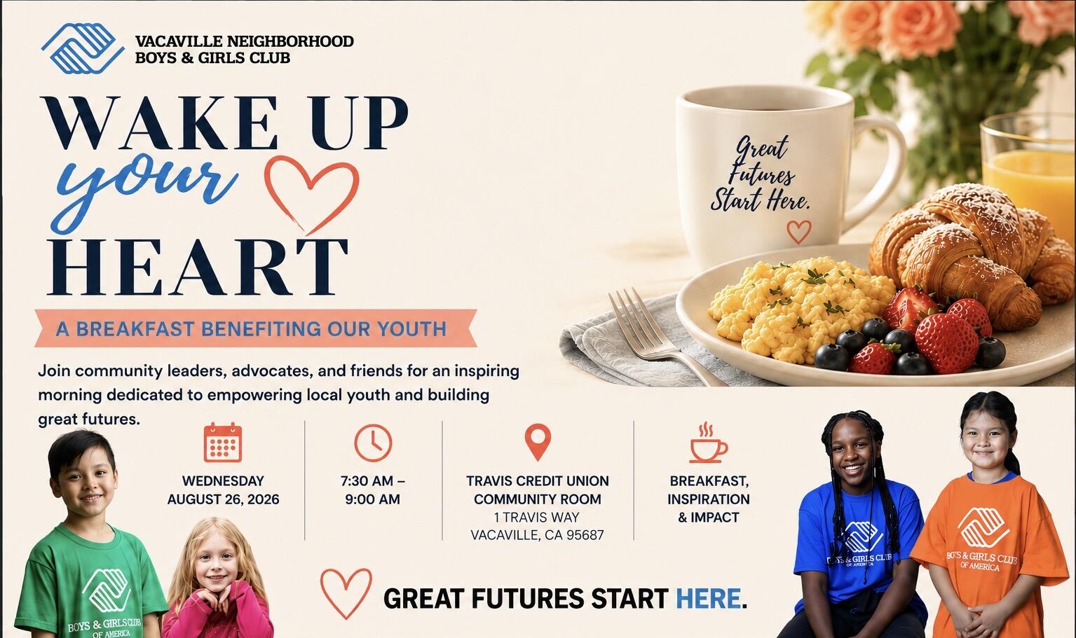 Campaign cover image for 2026 Wake Up Your Heart Breakfast