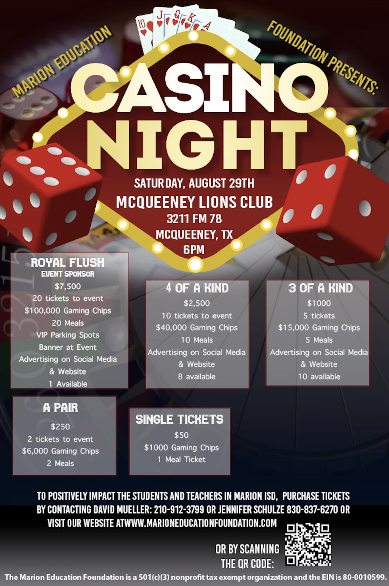 Campaign cover image for Casino Night 2026