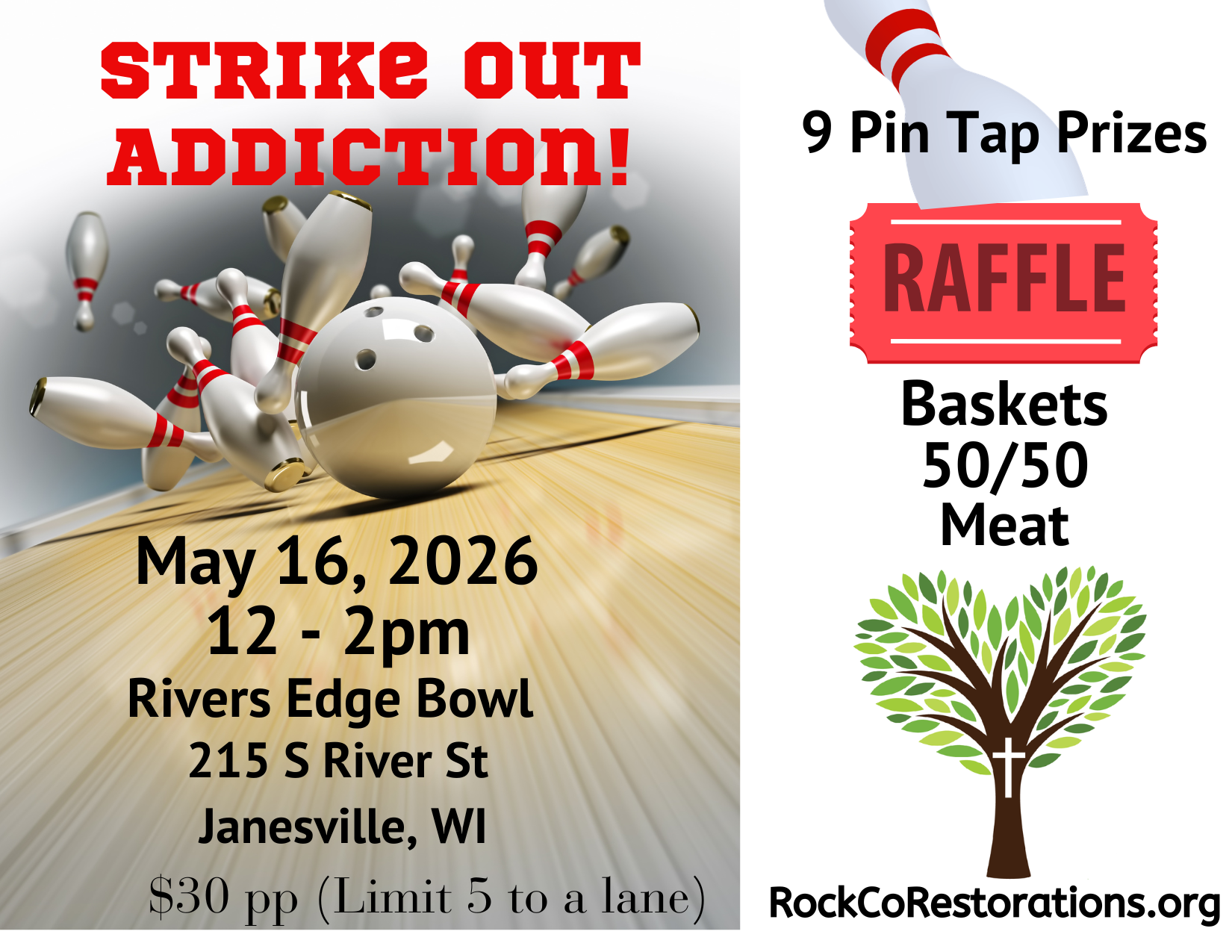 Campaign cover image for 2nd Annual Strike Out Addiction