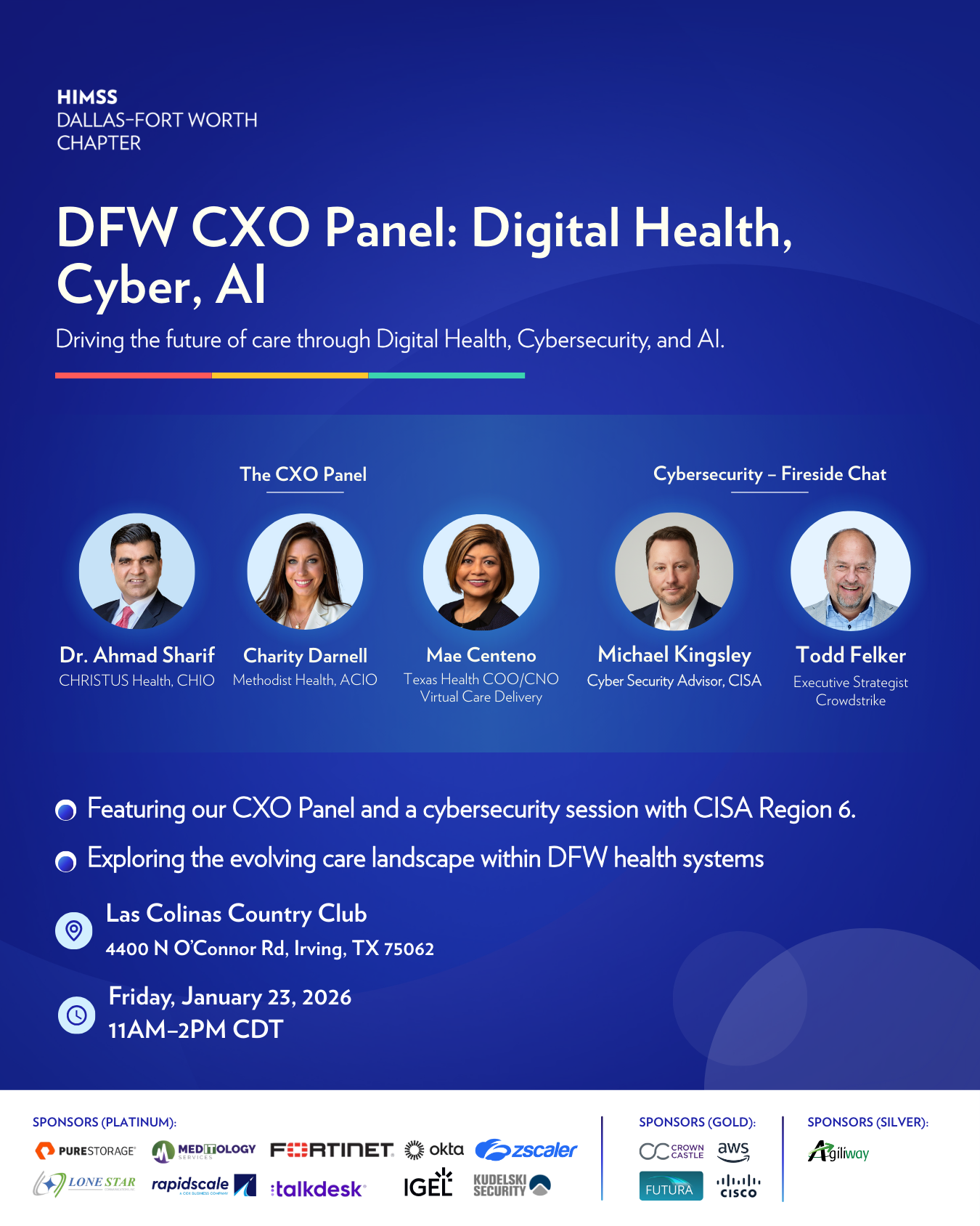 Campaign cover image for DFW CXO Panel: Digital Health, Cyber, AI