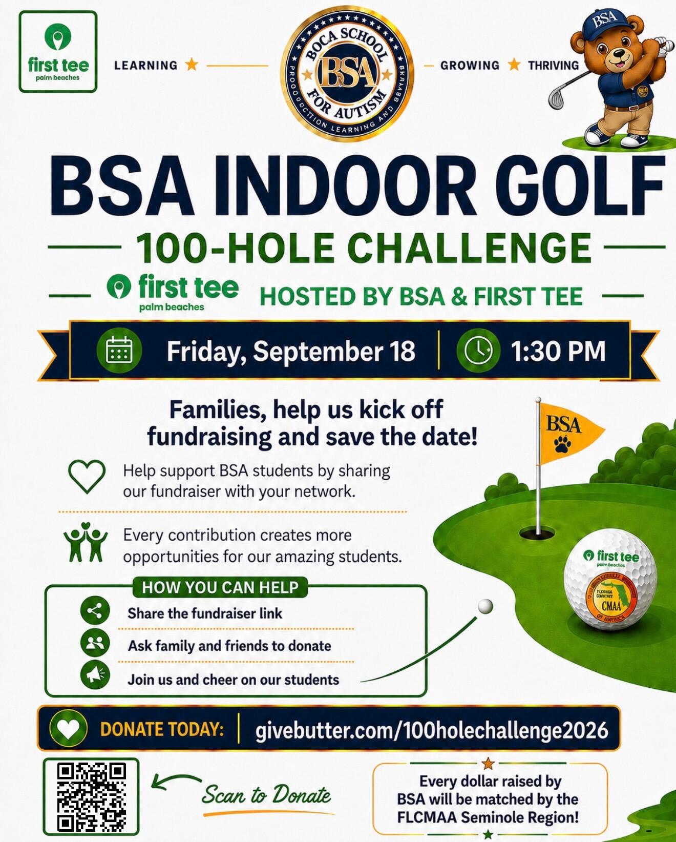 Campaign cover image for BSA 100-Hole Challenge 2026
