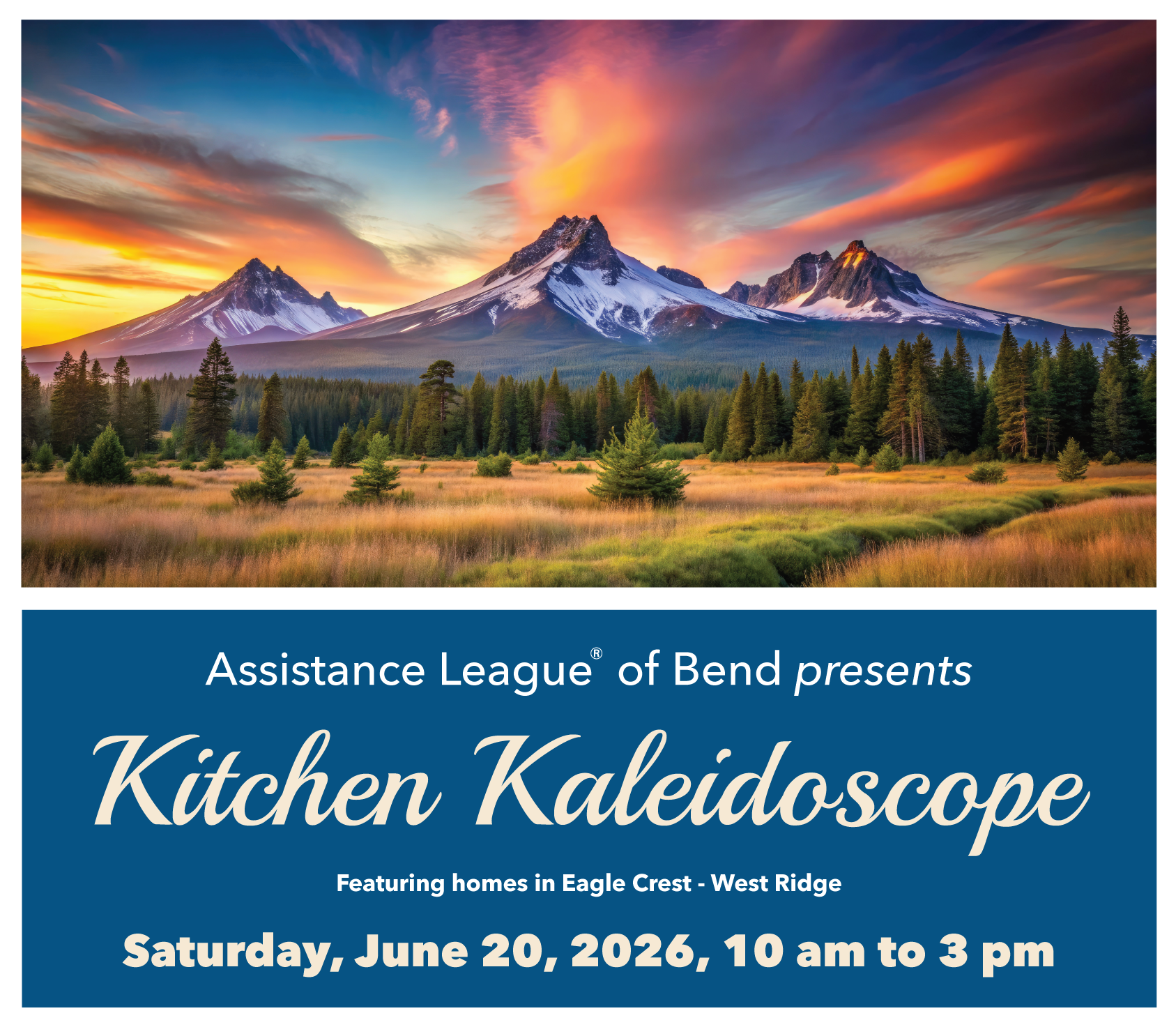 Campaign cover image for 2026  Kitchen Kaleidoscope - June 20th at Eagle Crest Resort