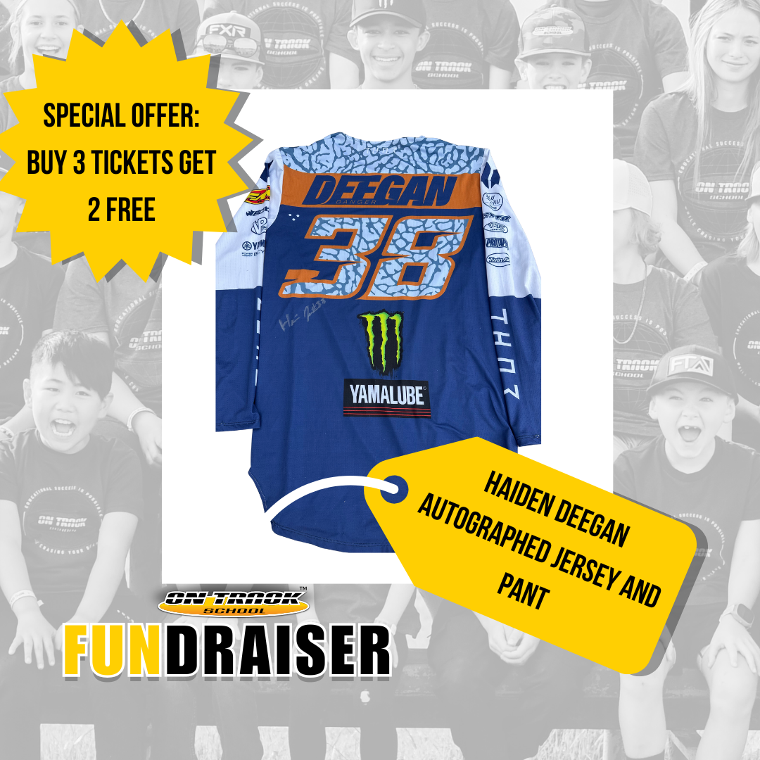 Campaign cover image for Haiden Deegan Signed Jersey and Pants Scholarship Fundraiser