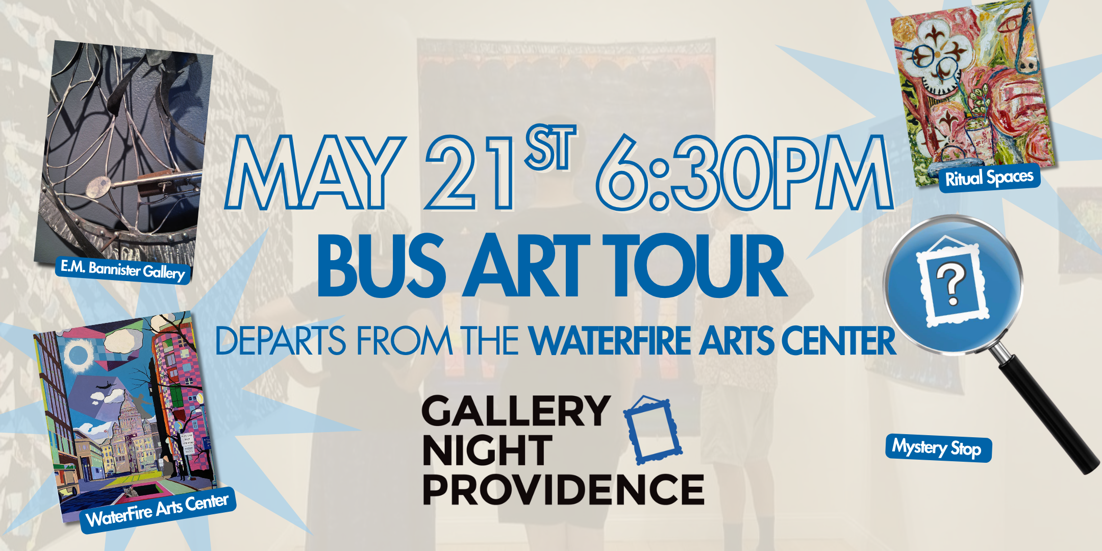 Campaign cover image for Gallery Night 2026 - May 21st  6:30pm Bus Tour