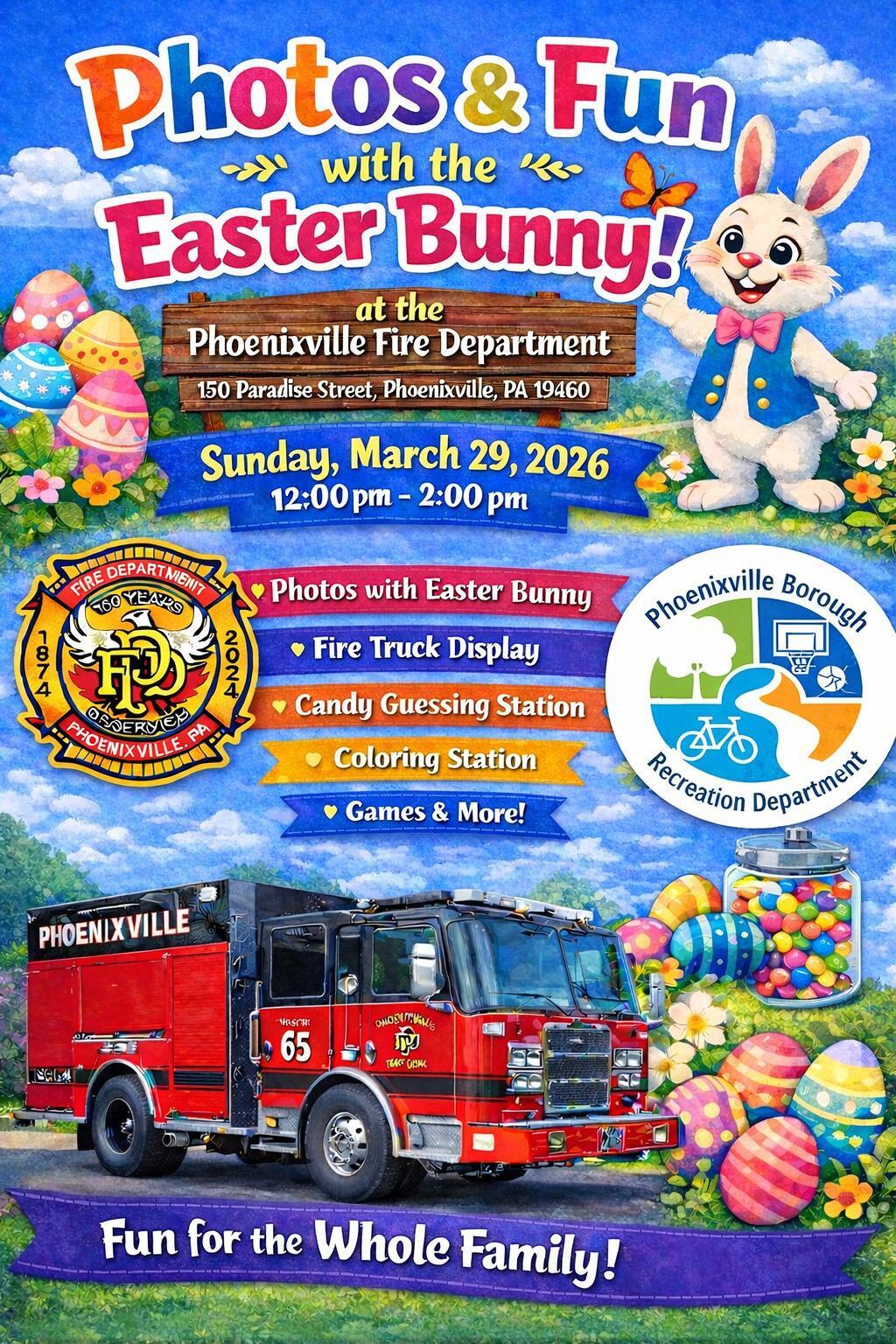 Campaign cover for 2026 Phoenixville Fire Department Easter Event
