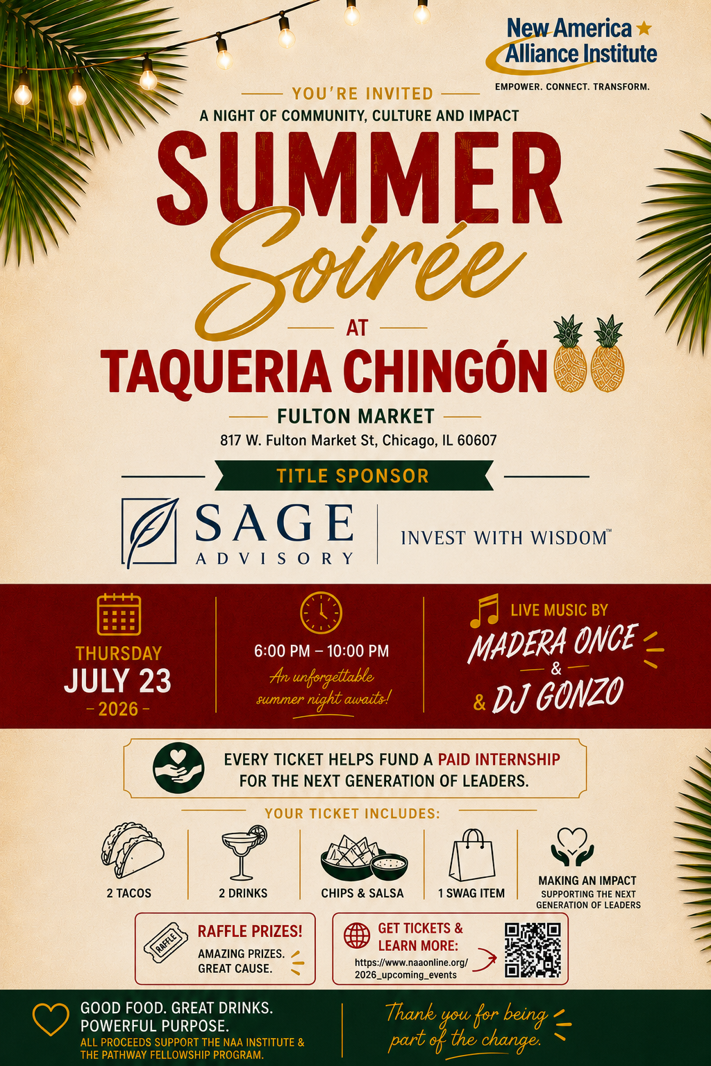 Campaign cover image for Summer Soiree benefiting the Pathway Fellowship Program