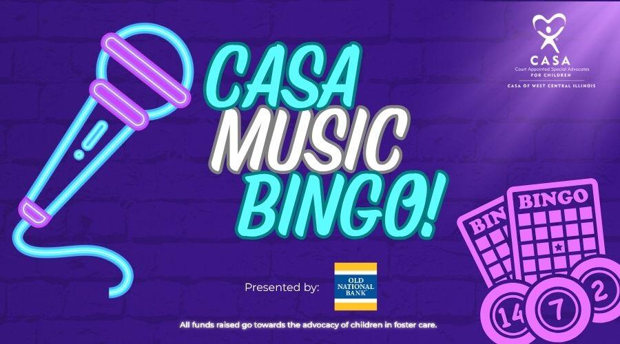 Campaign cover image for CASA Music Bingo!