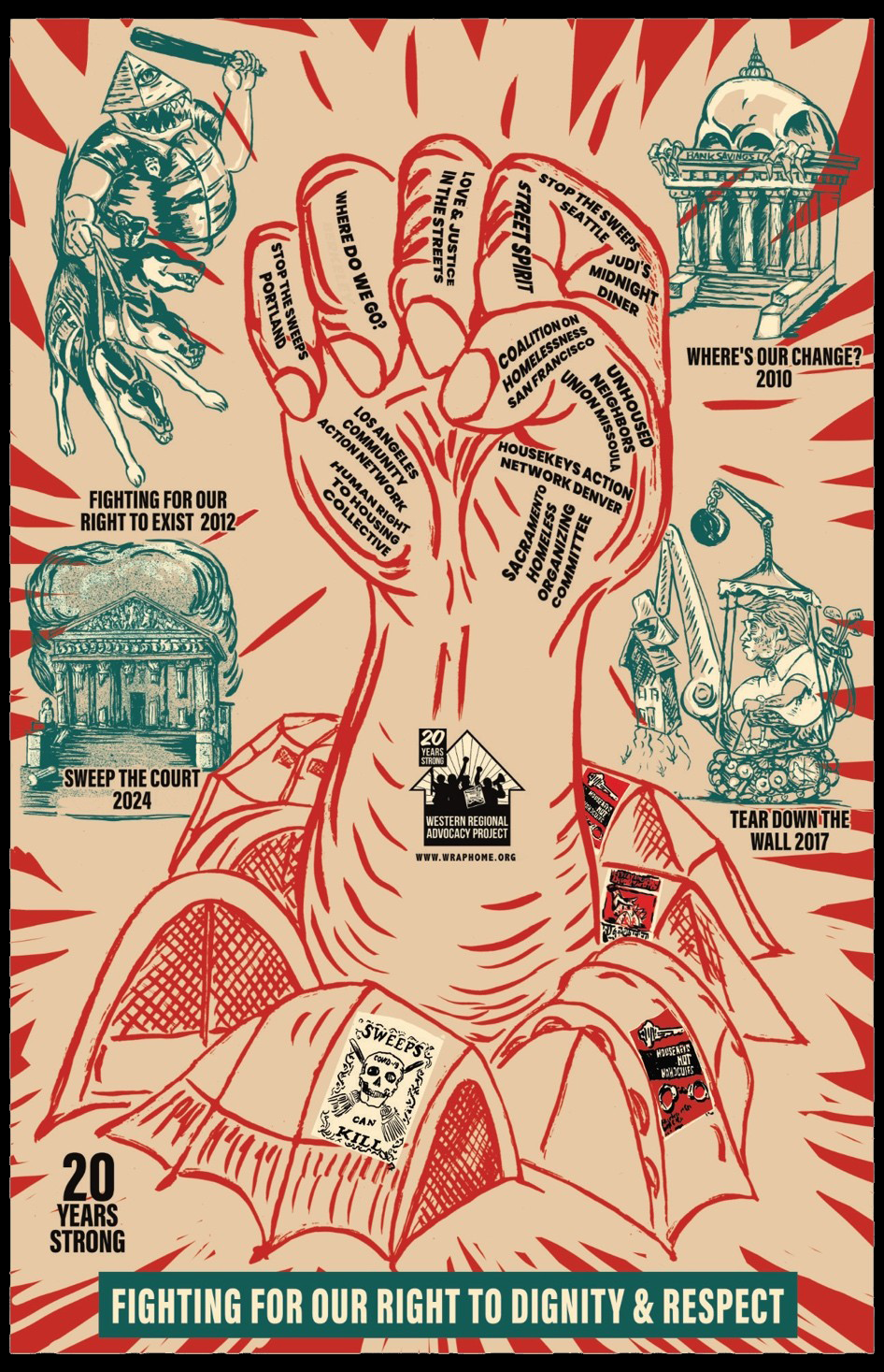 Campaign cover image for Fighting for Our Right to Dignity & Respect Poster