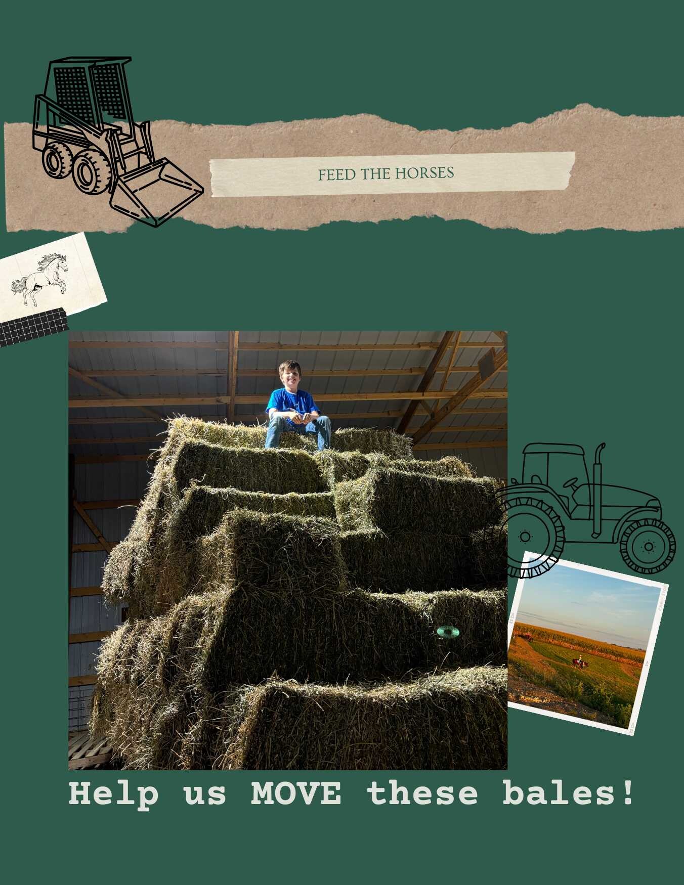 Campaign cover image for Farm Machinery/tractor/skid steer/end loader/moving large square bales