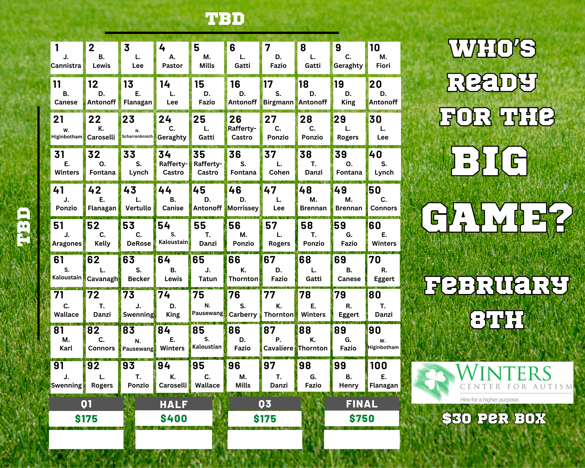 Campaign cover image for The Big Game 02/08/2026