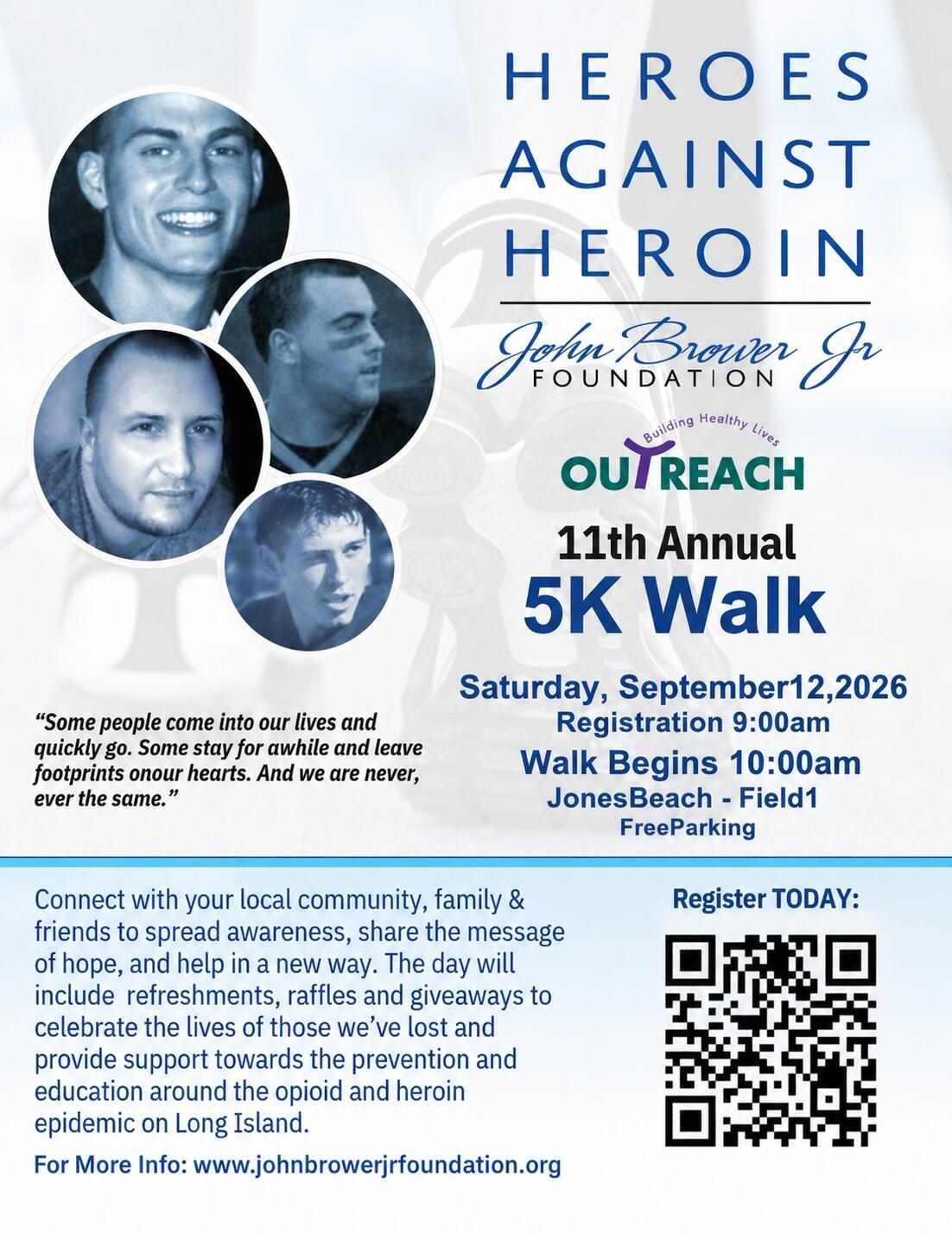 Campaign cover image for 11th Annual 5k John Brower Jr Foundation