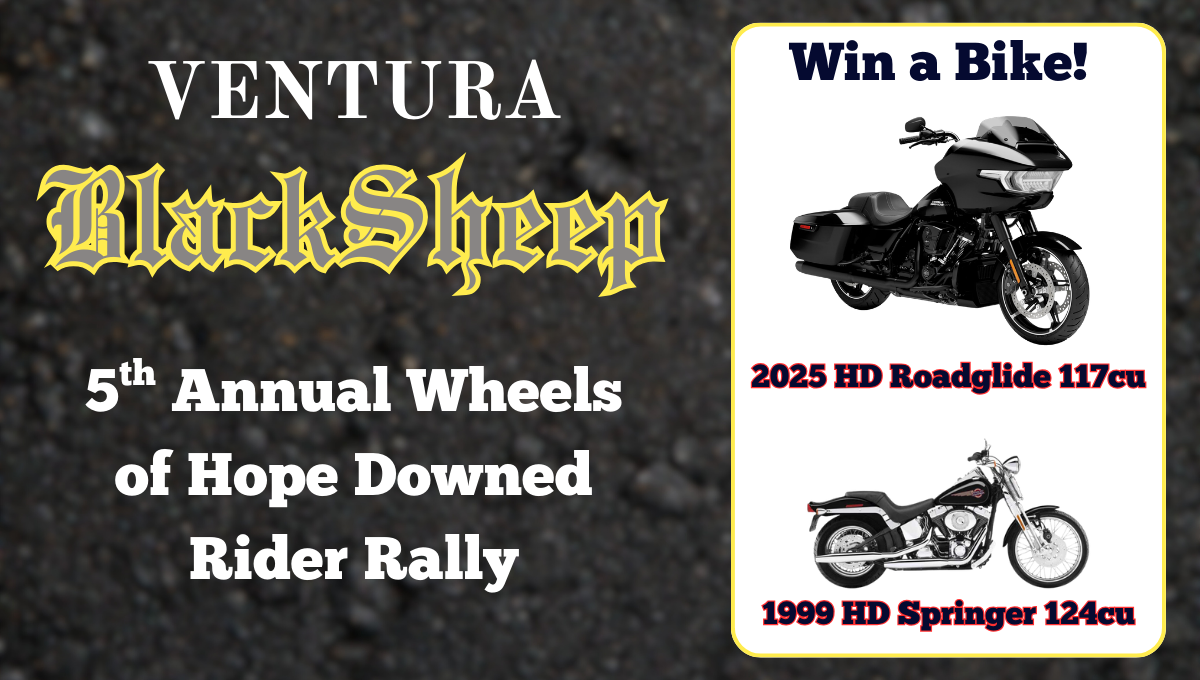 Campaign cover image for Ventura Blacksheep: 5th Annual Wheels of Hope, Downed Biker Event