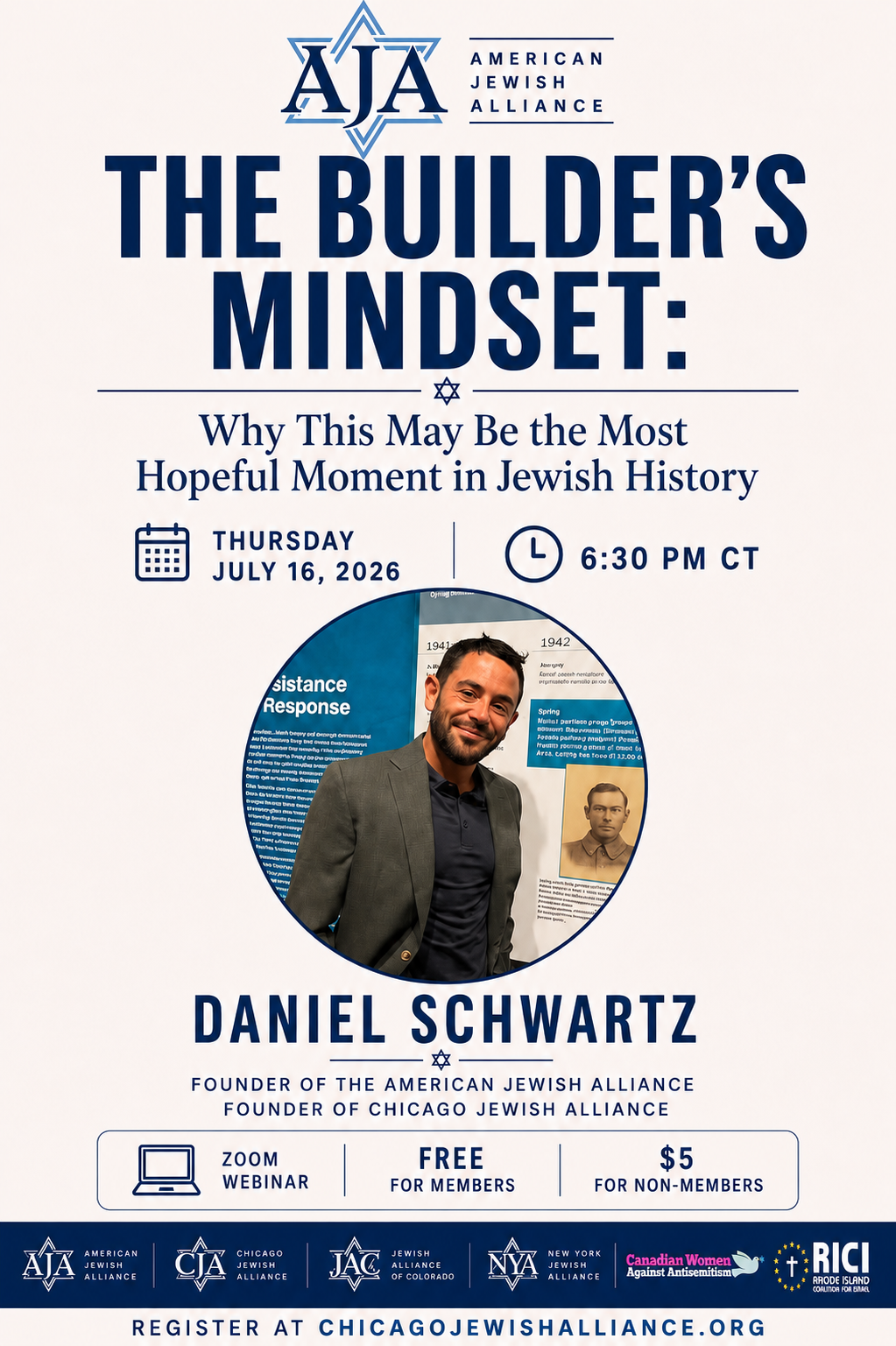 Campaign cover image for AJA: The Builder’s Mindset: Why This May Be the Most Hopeful Moment in Jewish History