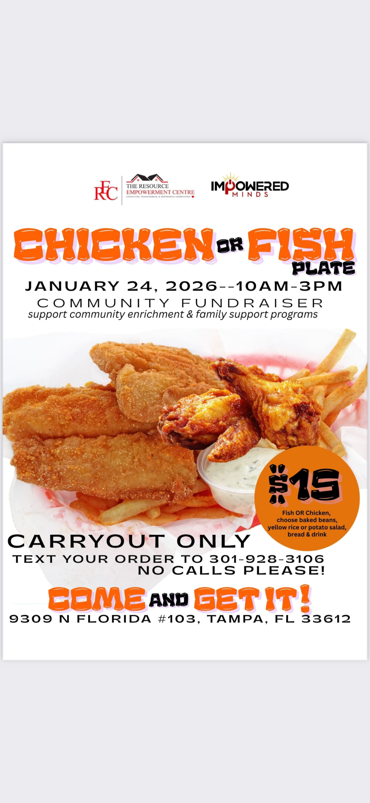 Campaign cover image for REC Community Resource Fair - Jan 24, 2026 : 10 am to 3 pm