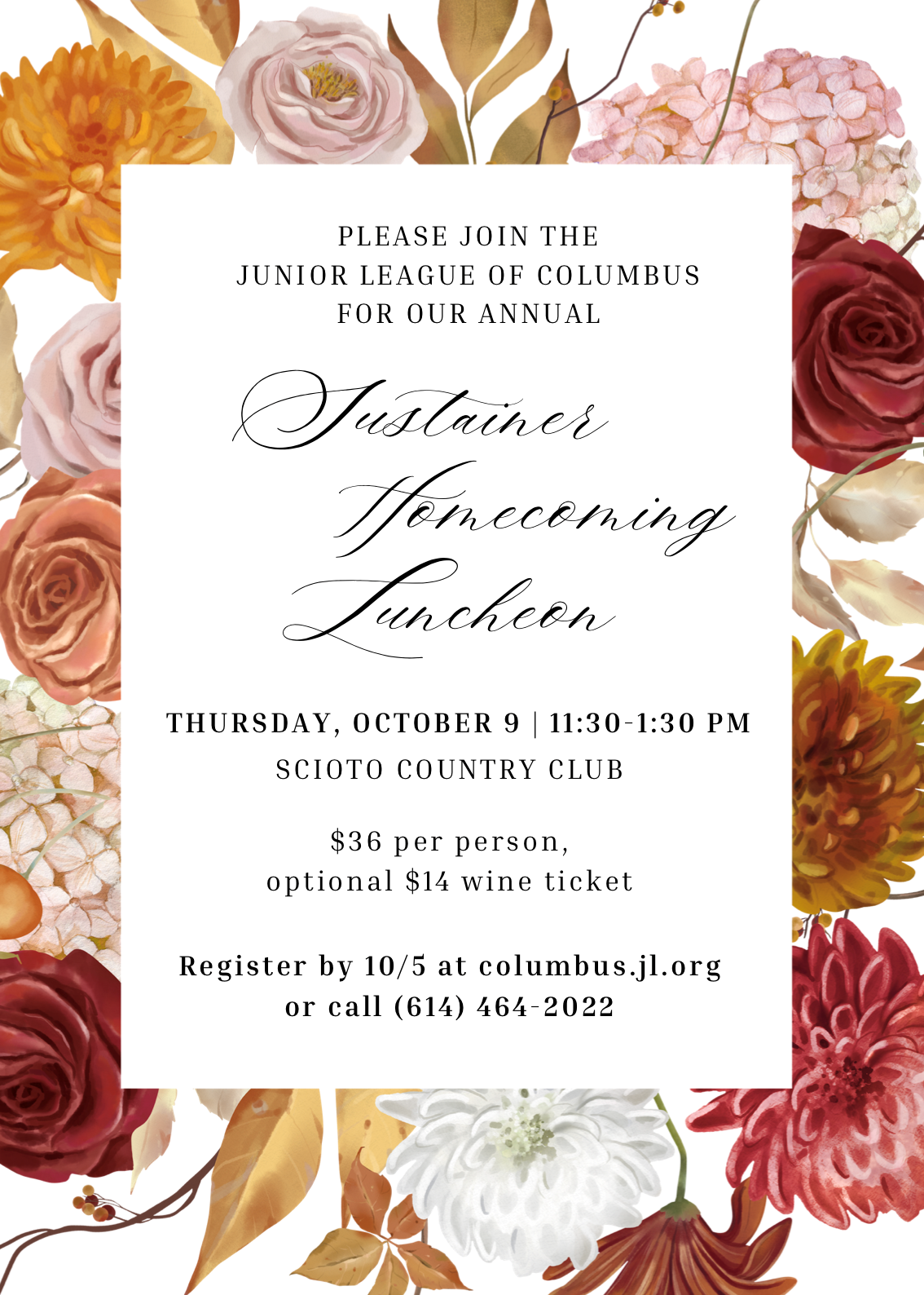 Campaign cover image for 2025 Sustainer Homecoming Luncheon