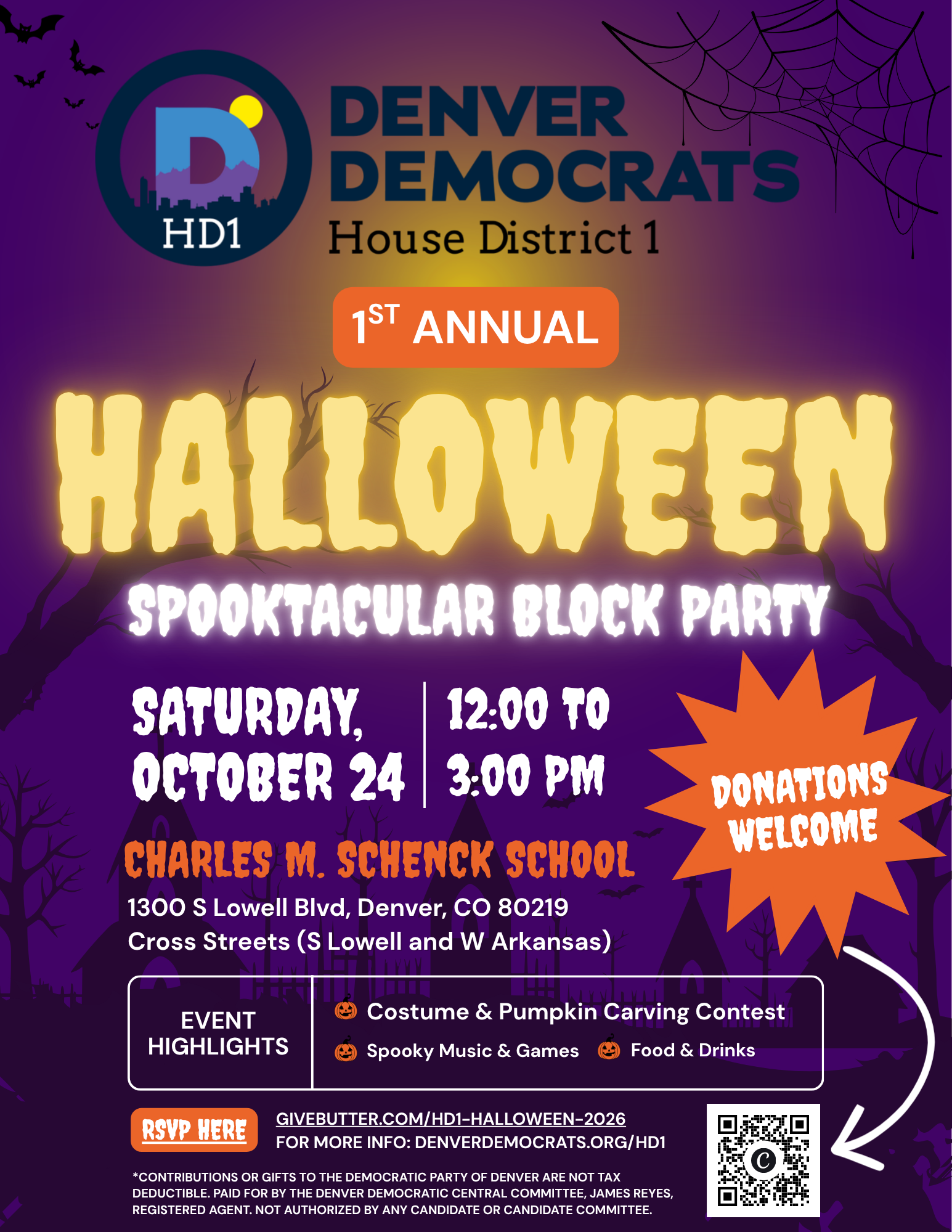 Campaign cover image for HD1 Halloween Block Party 2026