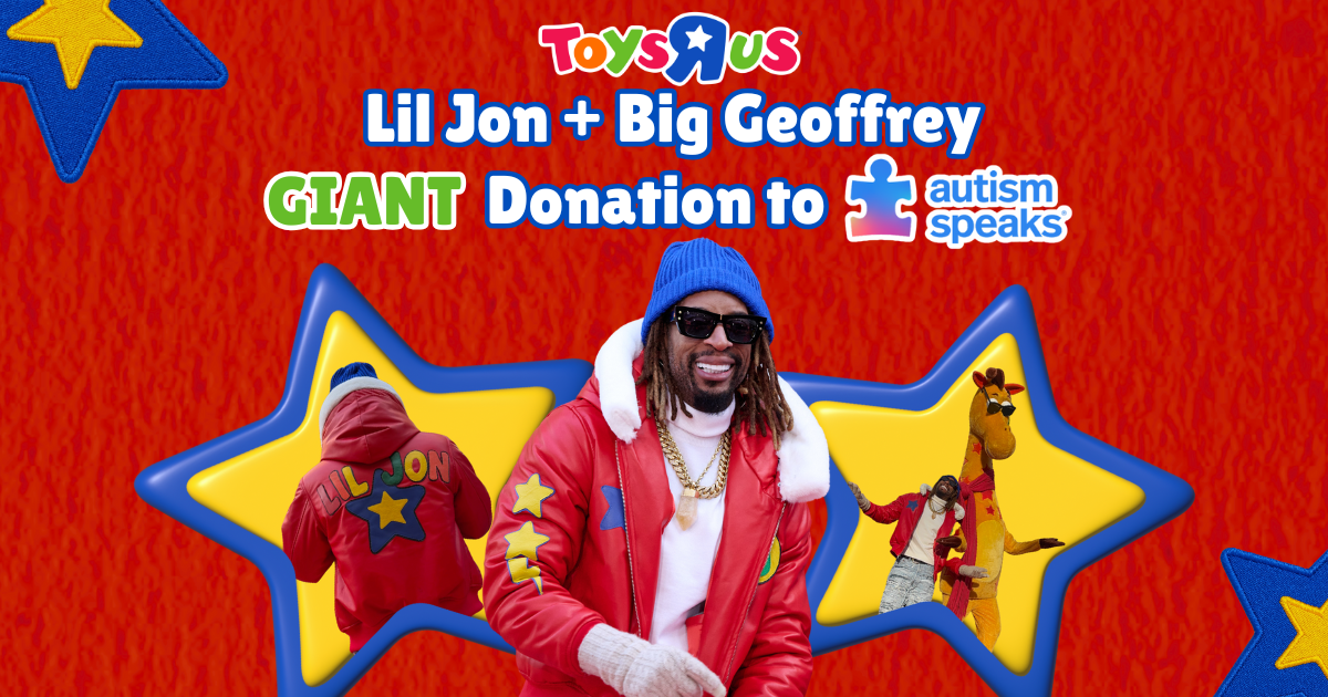 Campaign cover image for Lil Jon + Big Geoffrey GIANT Donation to Autism Speaks