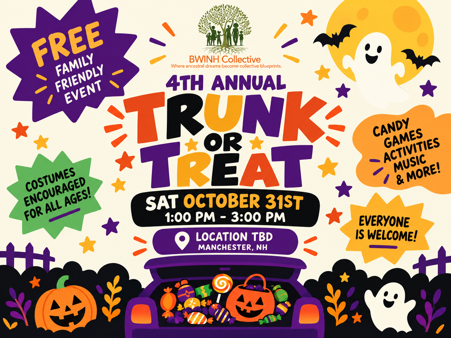 Campaign cover image for 🎃 4th Annual Trunk or Treat 🎃