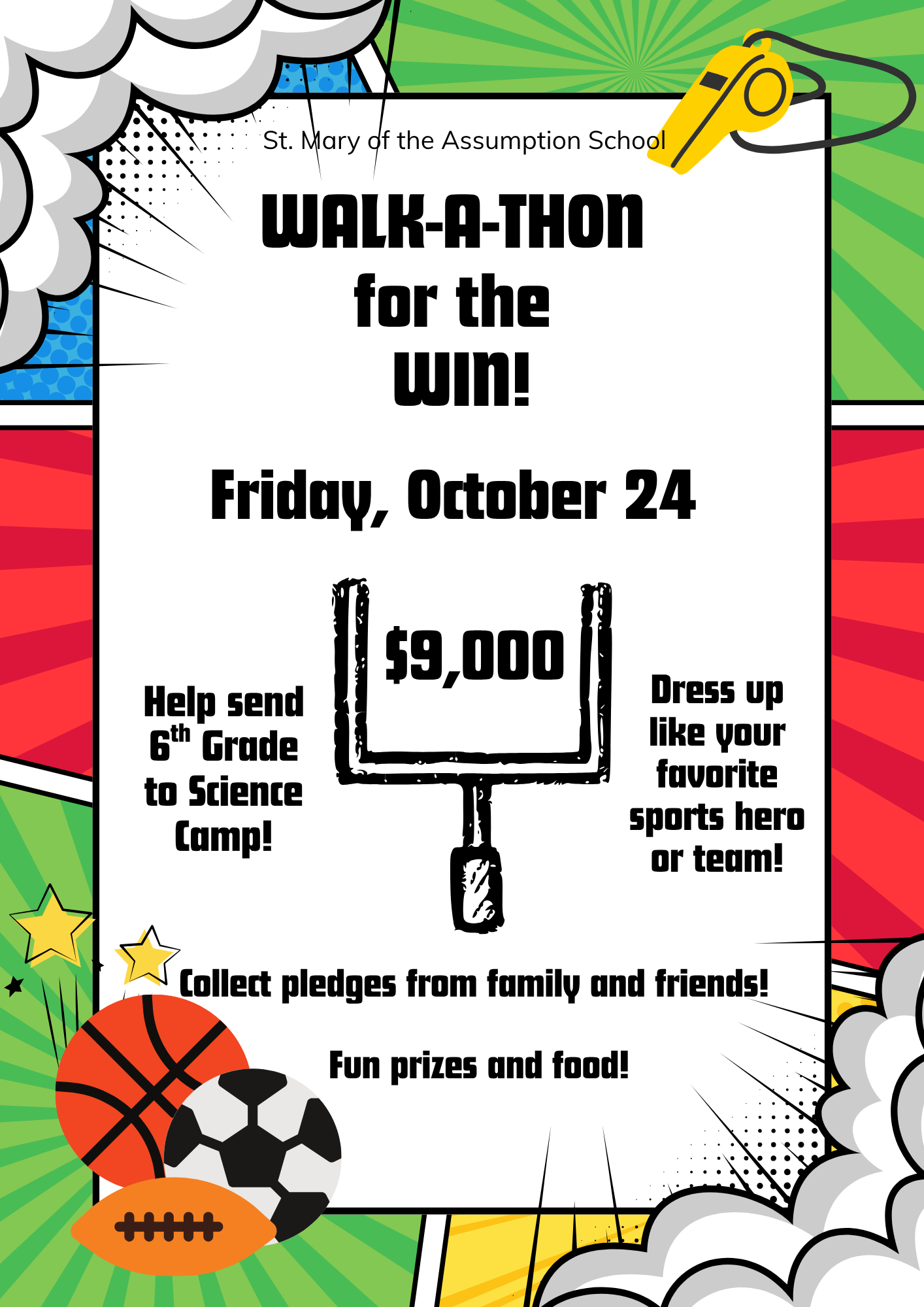 Campaign cover image for St. Mary's Walkathon 2025