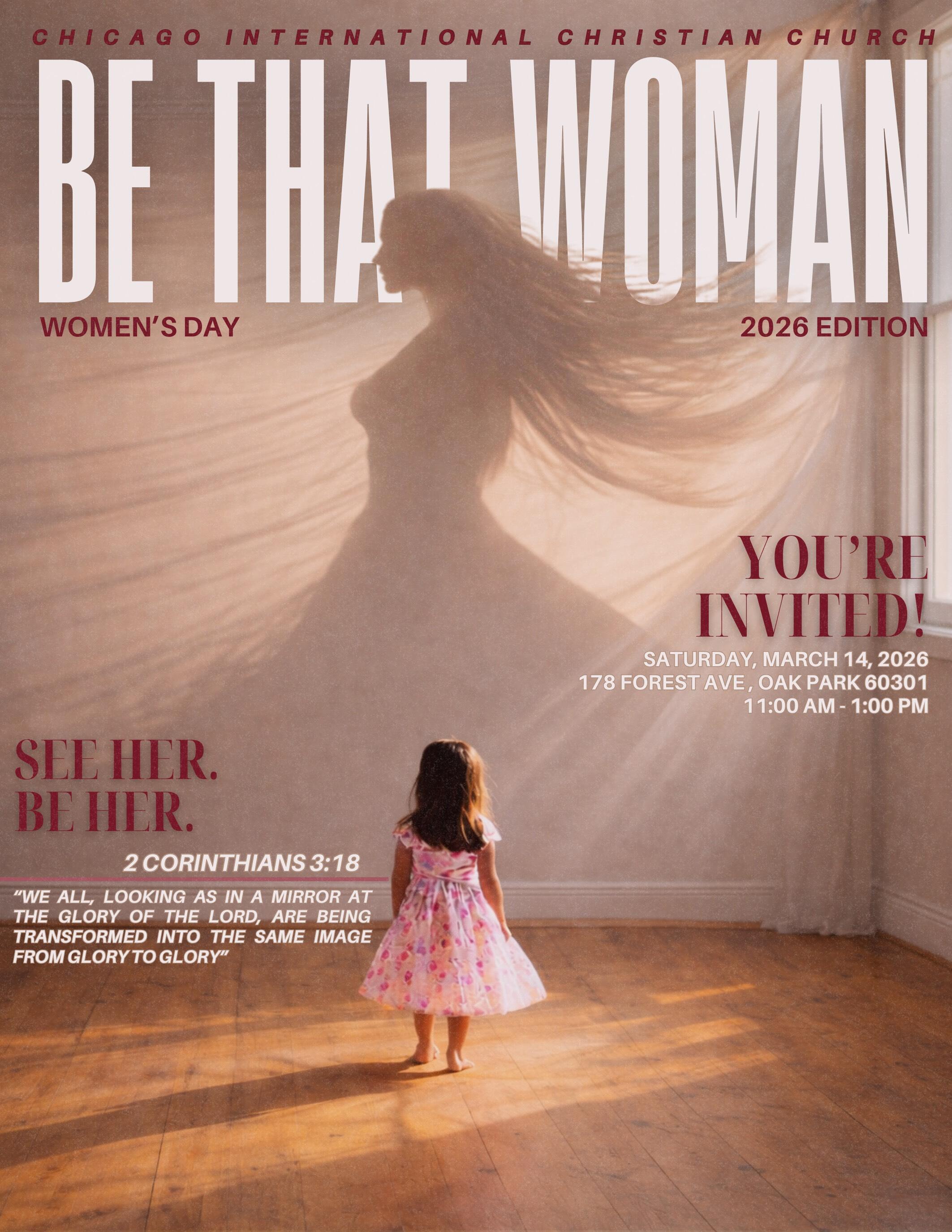 Campaign cover image for 2026 Women's Day | Be That Woman - North | Central | West