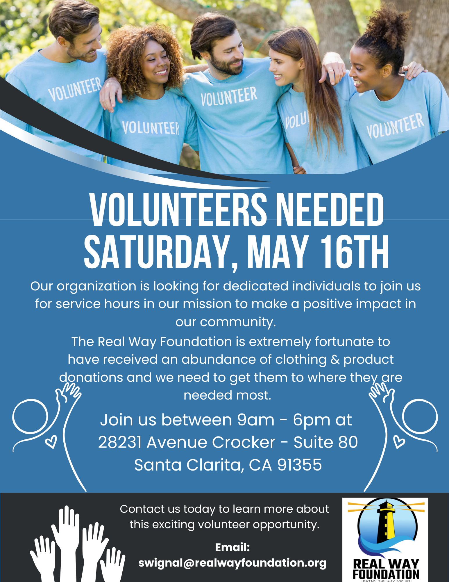 Campaign cover image for We Would Love to Have You Join Us for a Service Project at Real Way Foundation!