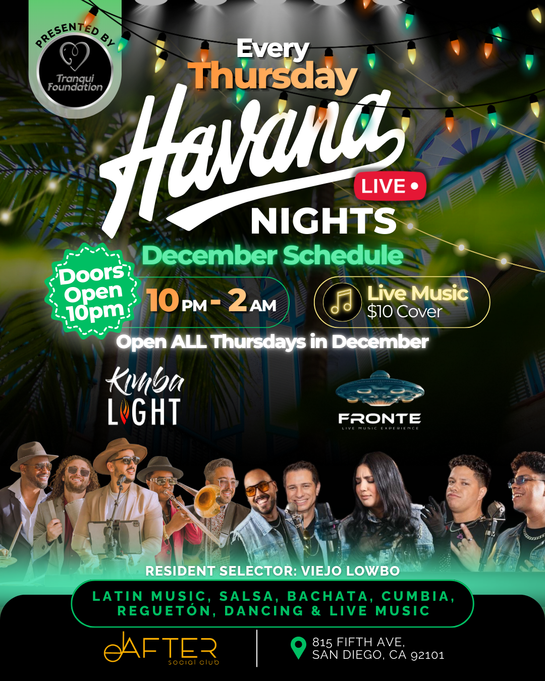 Campaign cover image for Havana Nights 🎶 Live Music 10pm-2am