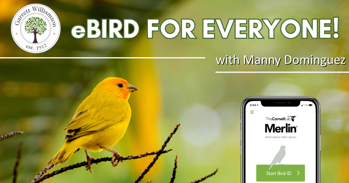 Campaign cover image for Garrett Williamson Presents: eBird For Everyone!