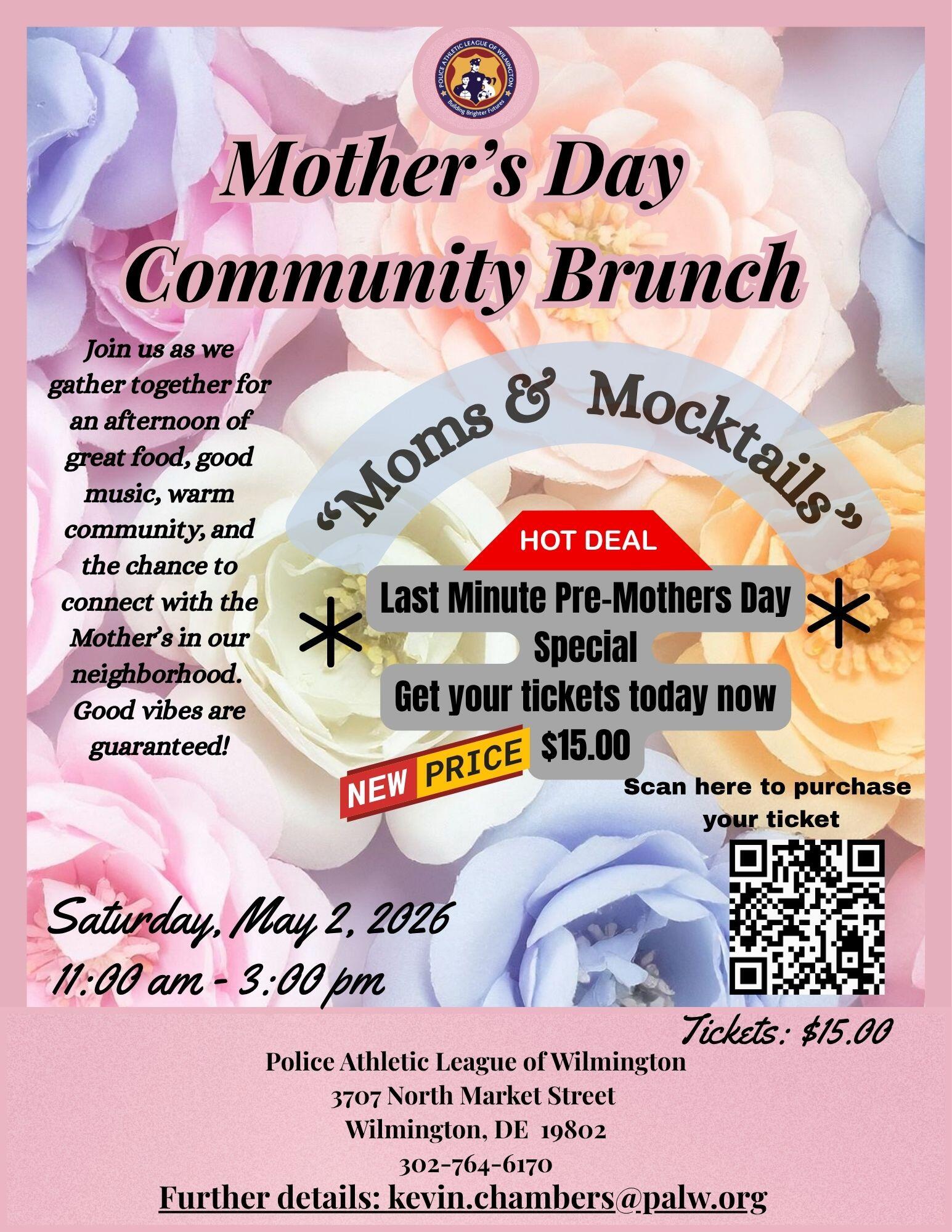 Campaign cover image for PALW Mother's Day Brunch