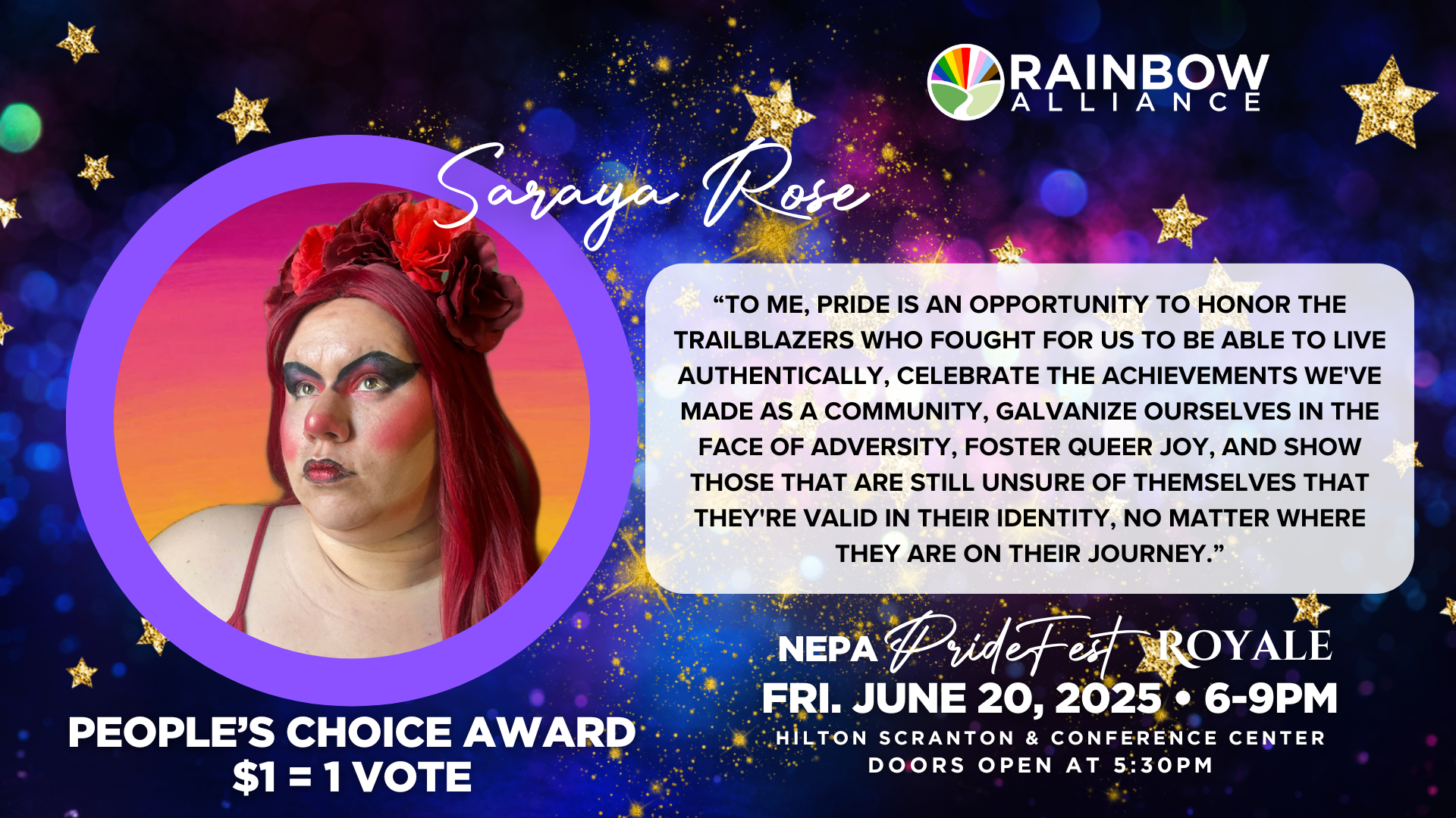 Campaign cover image for Saraya Rose: People's Choice 2025