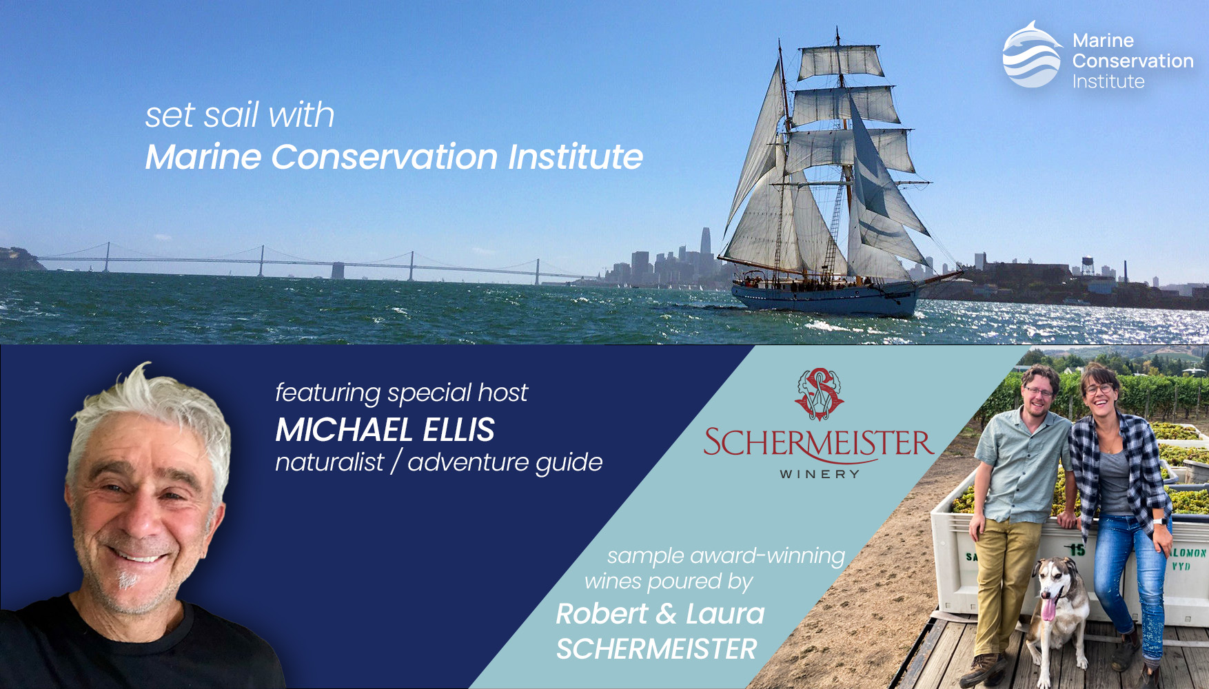 Campaign cover image for 2024 Tall Ship Sailing Adventure & Fundraiser with Marine Conservation Institute