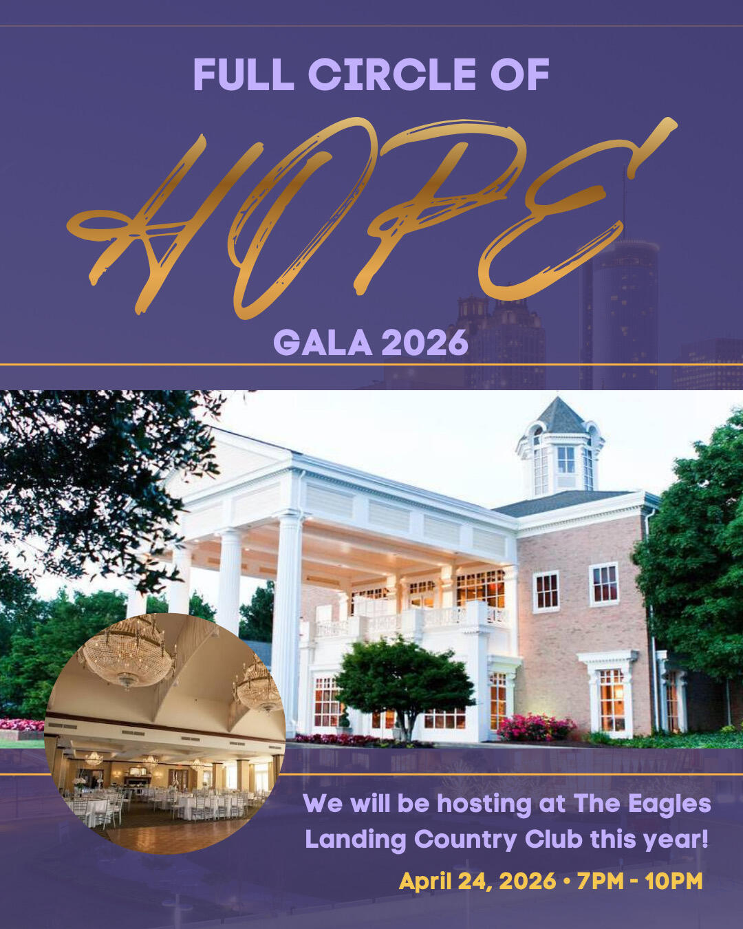 Campaign cover image for Full Circle Of Hope's 2026 Scholarship Gala