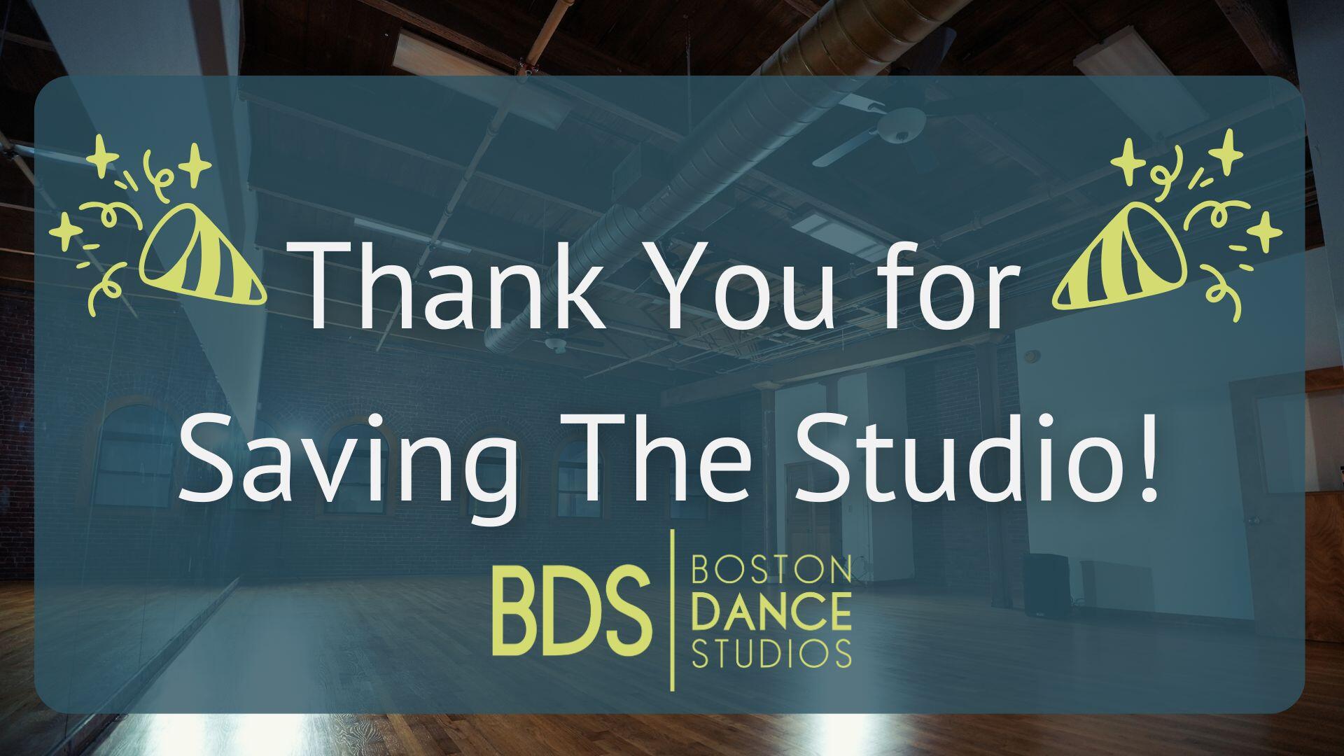 Campaign cover image for Save The Studio