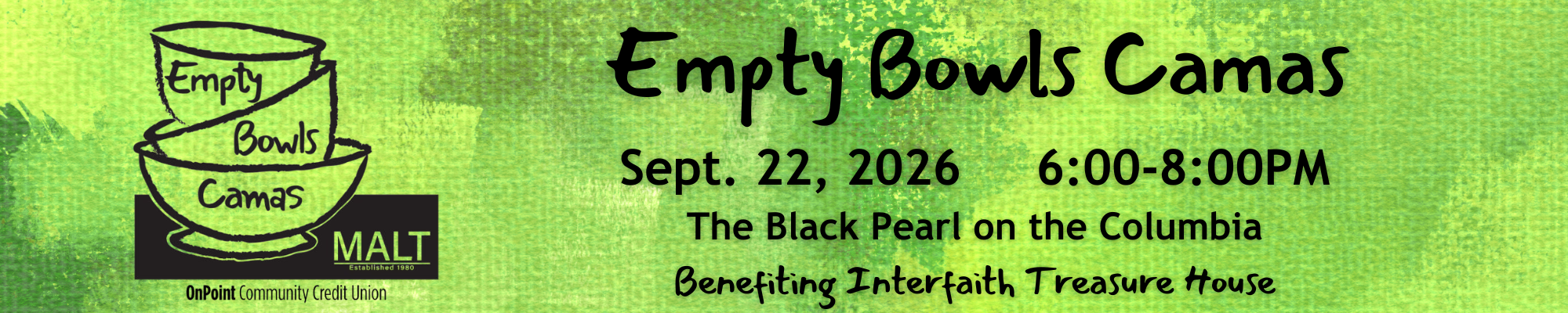 Campaign cover image for Empty Bowls Camas 2026