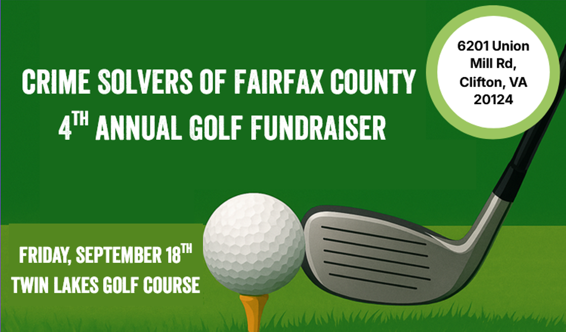 Campaign cover image for Crime Solvers of Fairfax County Golf Fundraiser & Auction