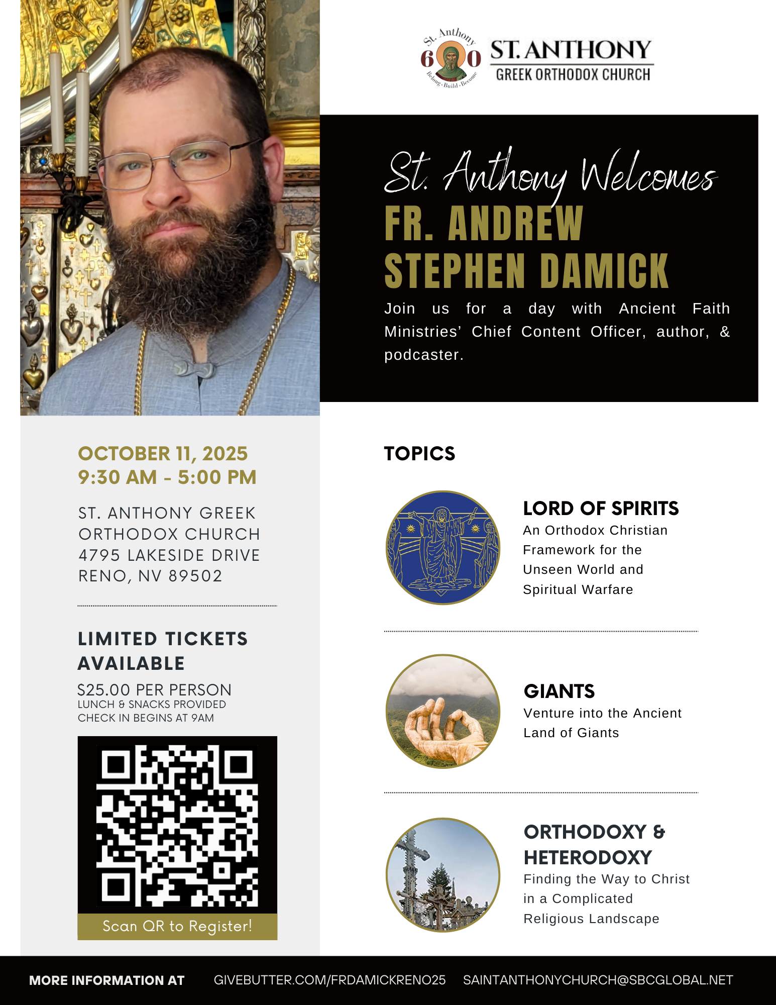 Campaign cover image for St. Anthony Welcomes Father Damick
