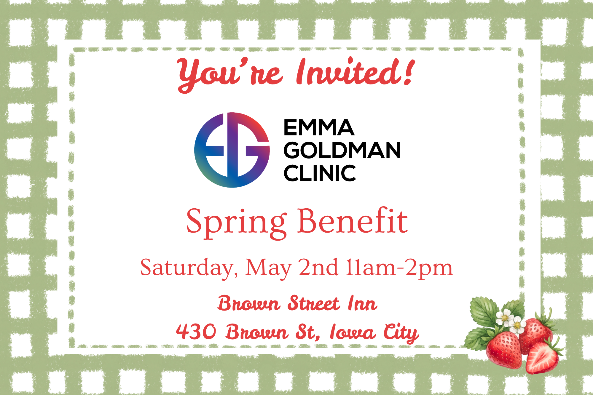 Campaign cover image for Emma Goldman Clinic Spring Benefit 2026 Silent Auction