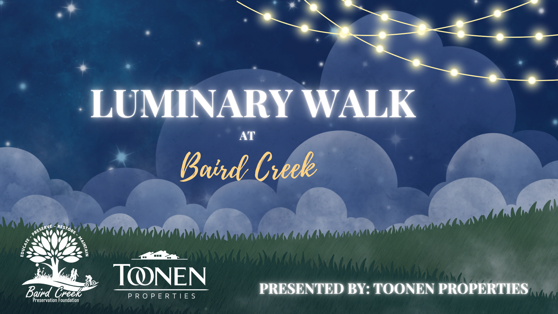 Campaign cover image for Luminary Walk in Baird Creek