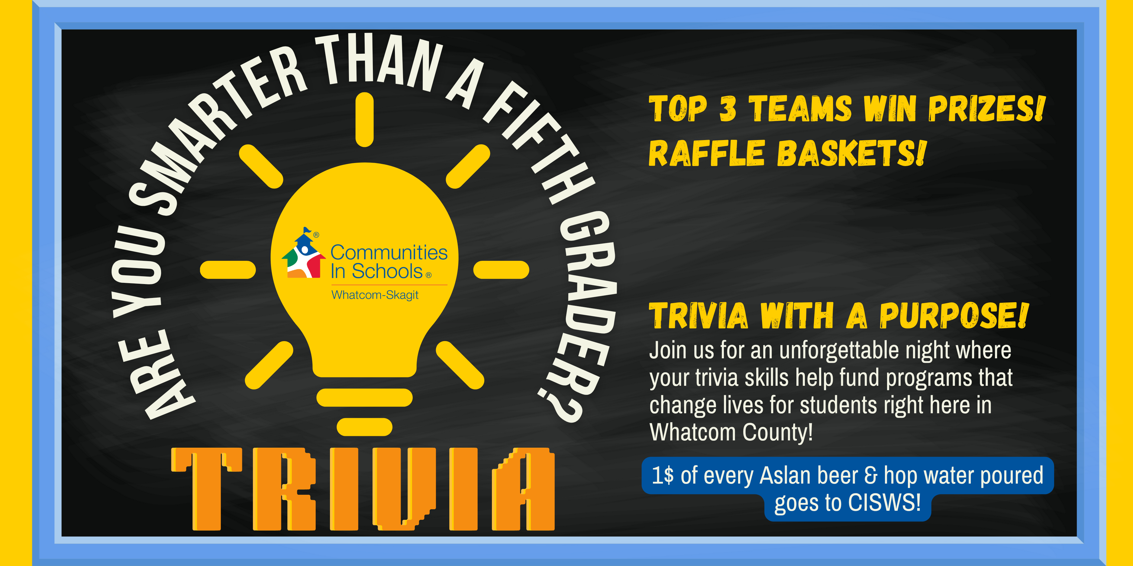 Campaign cover image for Are You Smarter Than a Fifth Grader?  - Trivia Night!