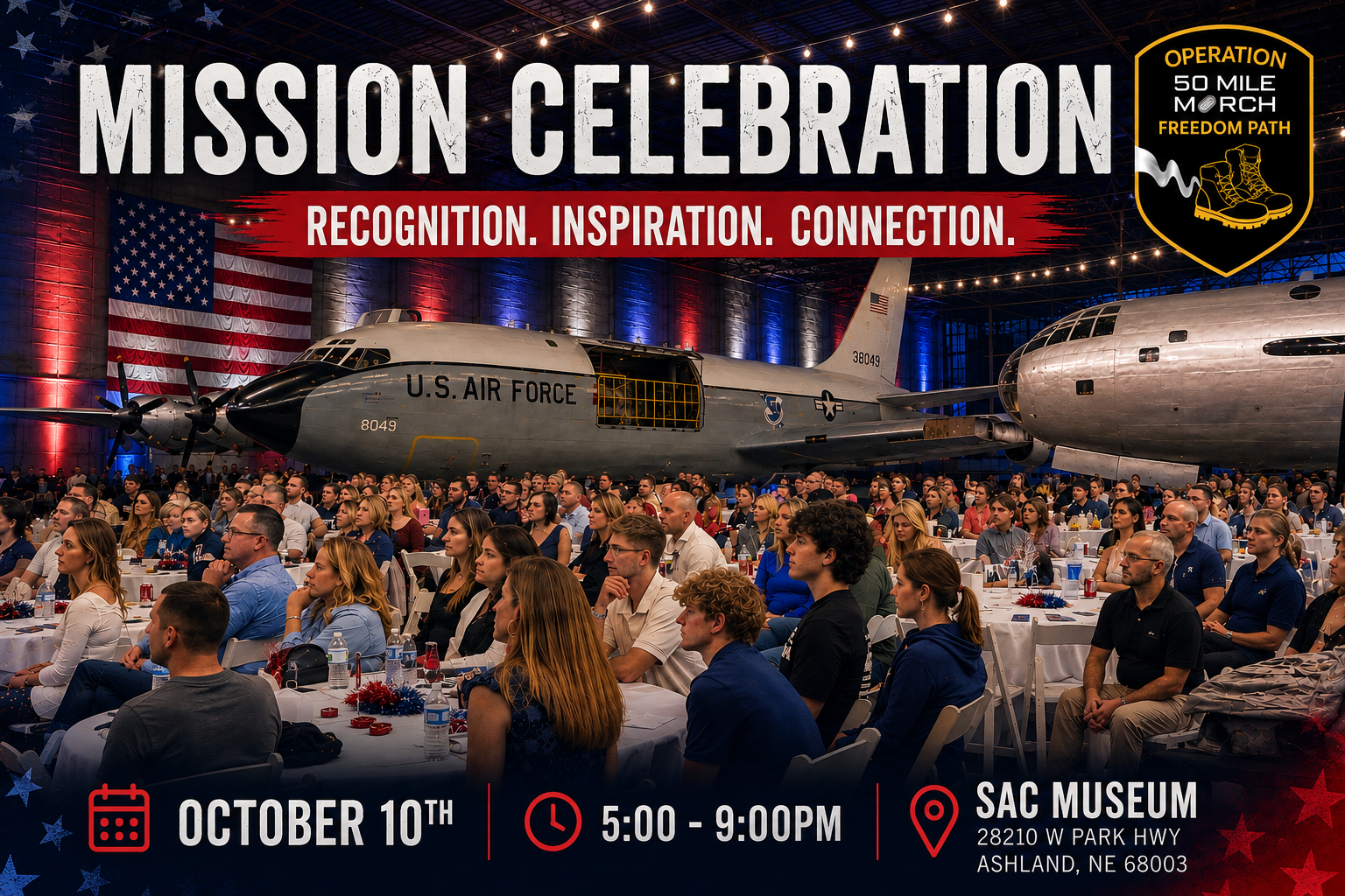 Campaign cover image for 50 Mile March Mission Celebration 2026:  SAC MUSEUM