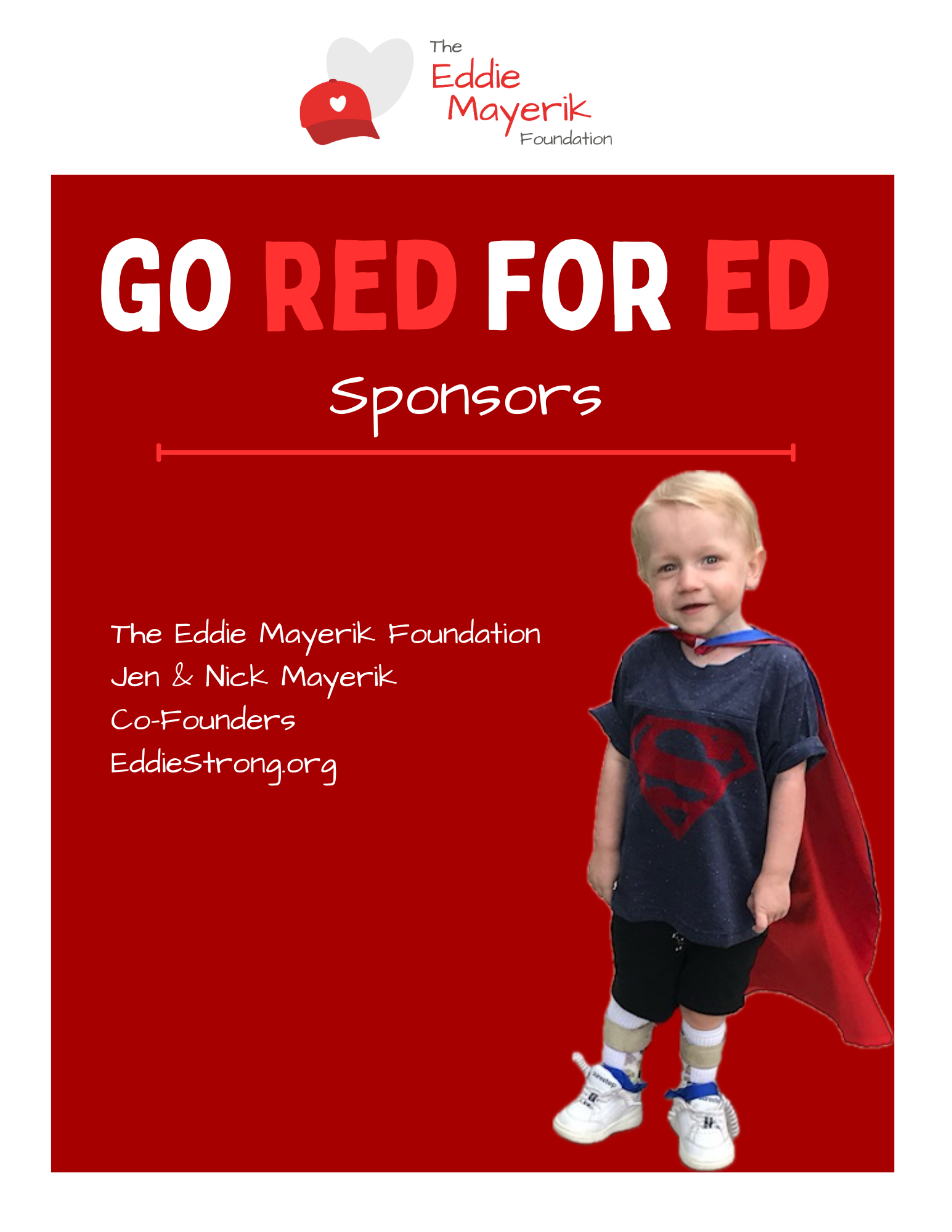 Campaign cover image for Go Red for Ed Sponsorship