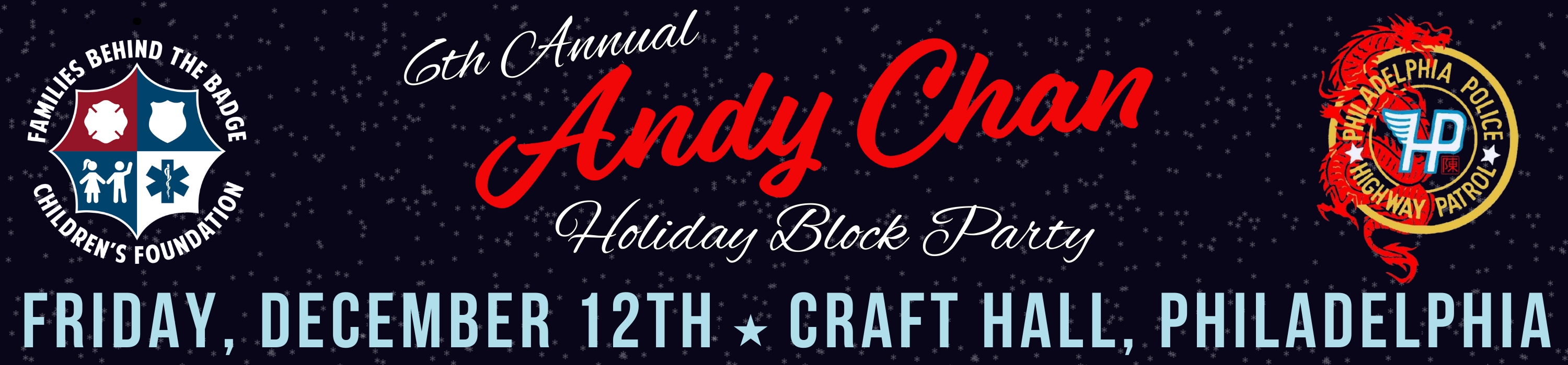 Campaign cover image for 6th Annual Andy Chan Holiday Block Party