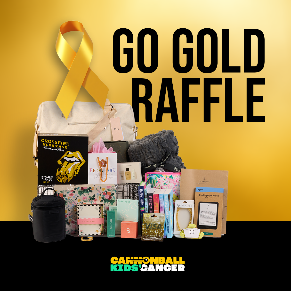 Campaign cover image for You can win a $3,000 luxury basket AND fund life-saving pediatric cancer research!