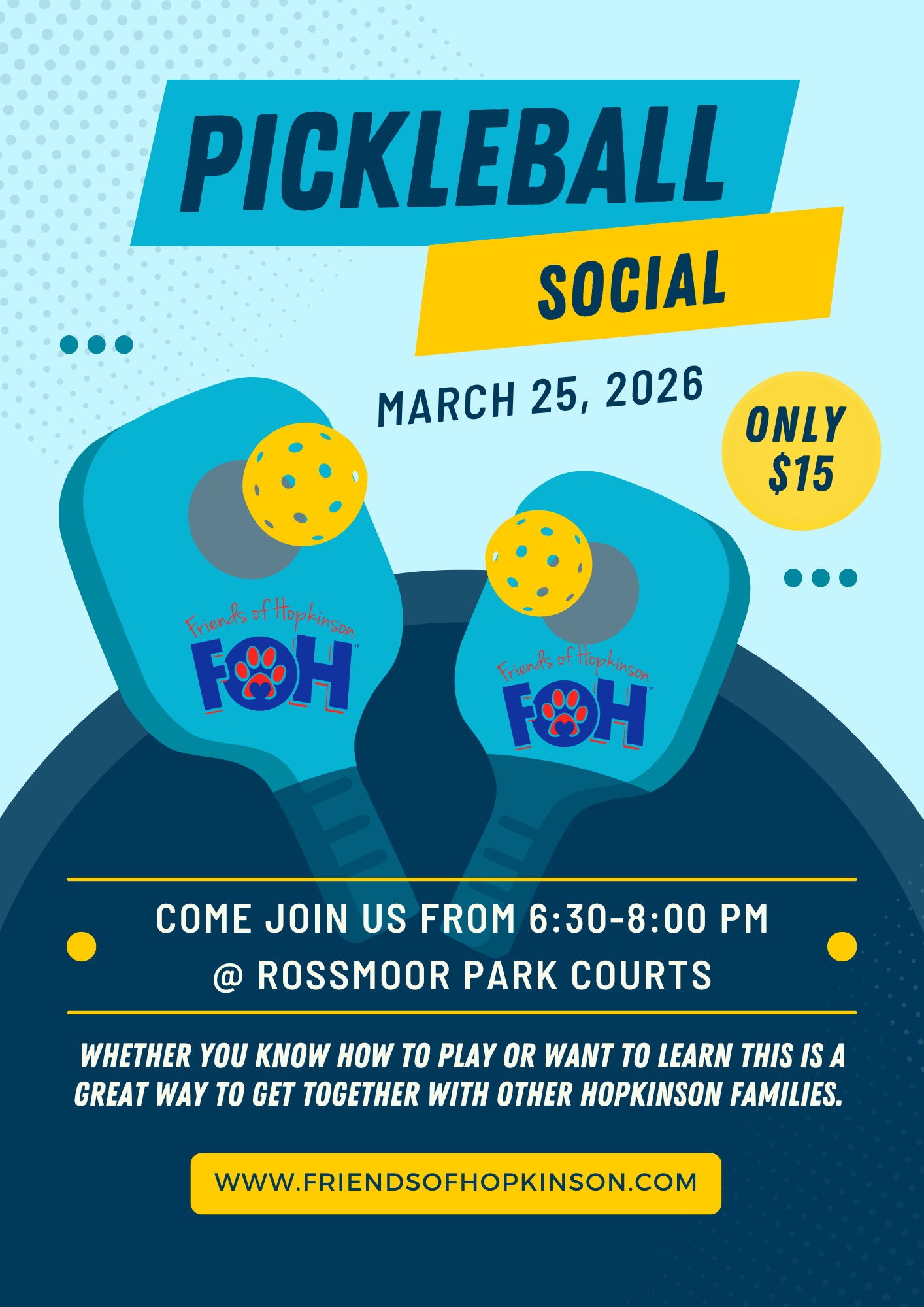 Campaign cover image for FOH Pickleball Social