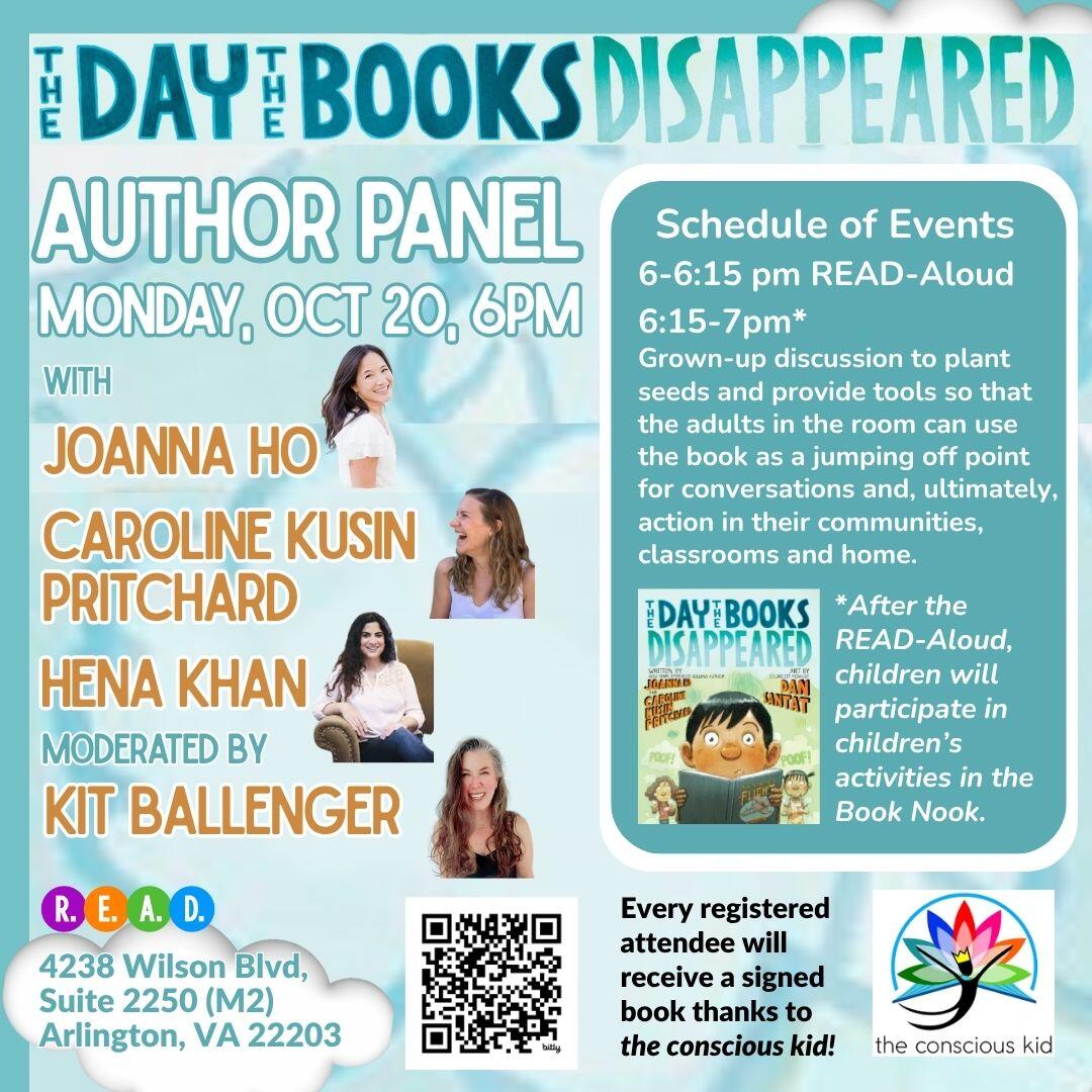 Campaign cover image for Author Panel: The Day the Books Disappeared