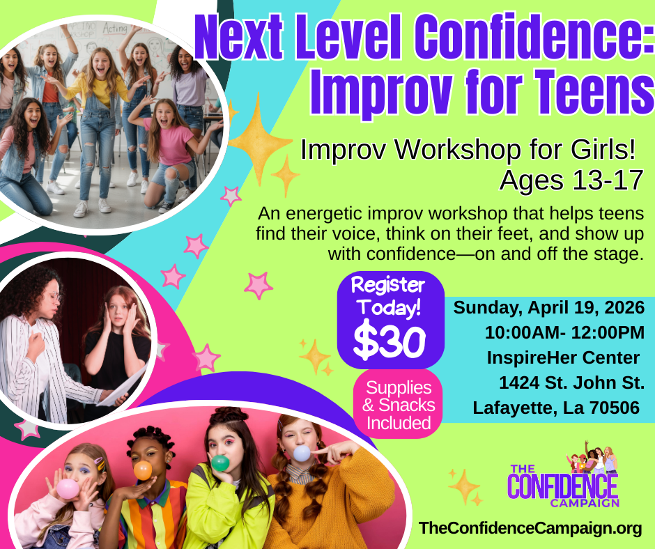 Campaign cover image for Next Level Confidence: Improv for Teen Girls (Ages 13–17)