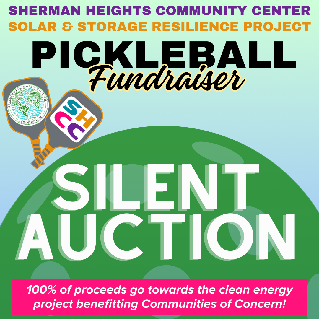 Campaign cover image for Silent Auction Fundraiser for the Sherman Heights Community Center Clean Energy Resilience Project