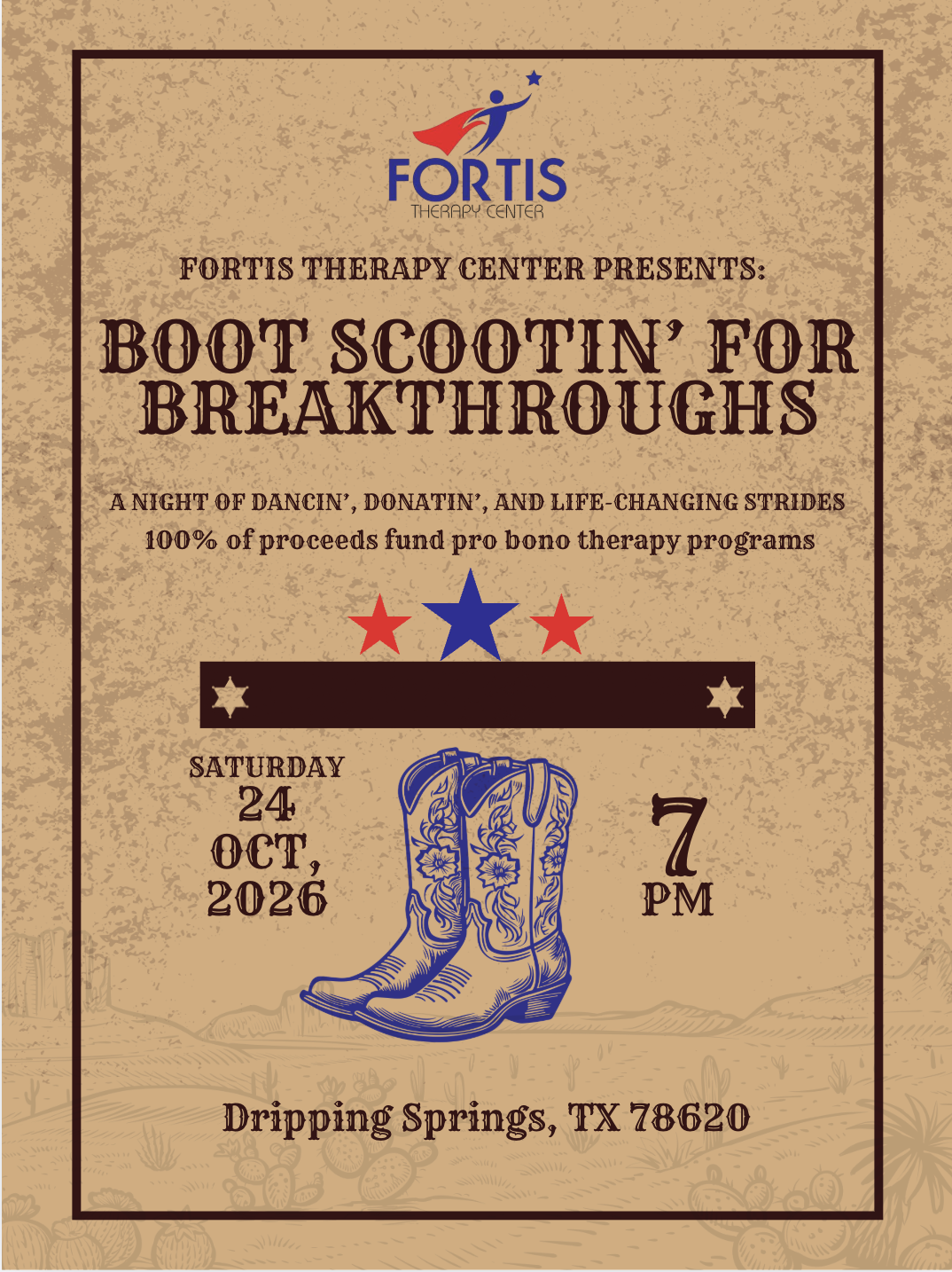 Campaign cover image for Boot Scootin' for Breakthroughs 2026