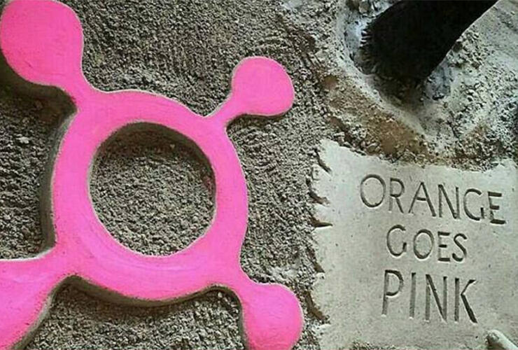 Campaign cover for Orange goes PINK!